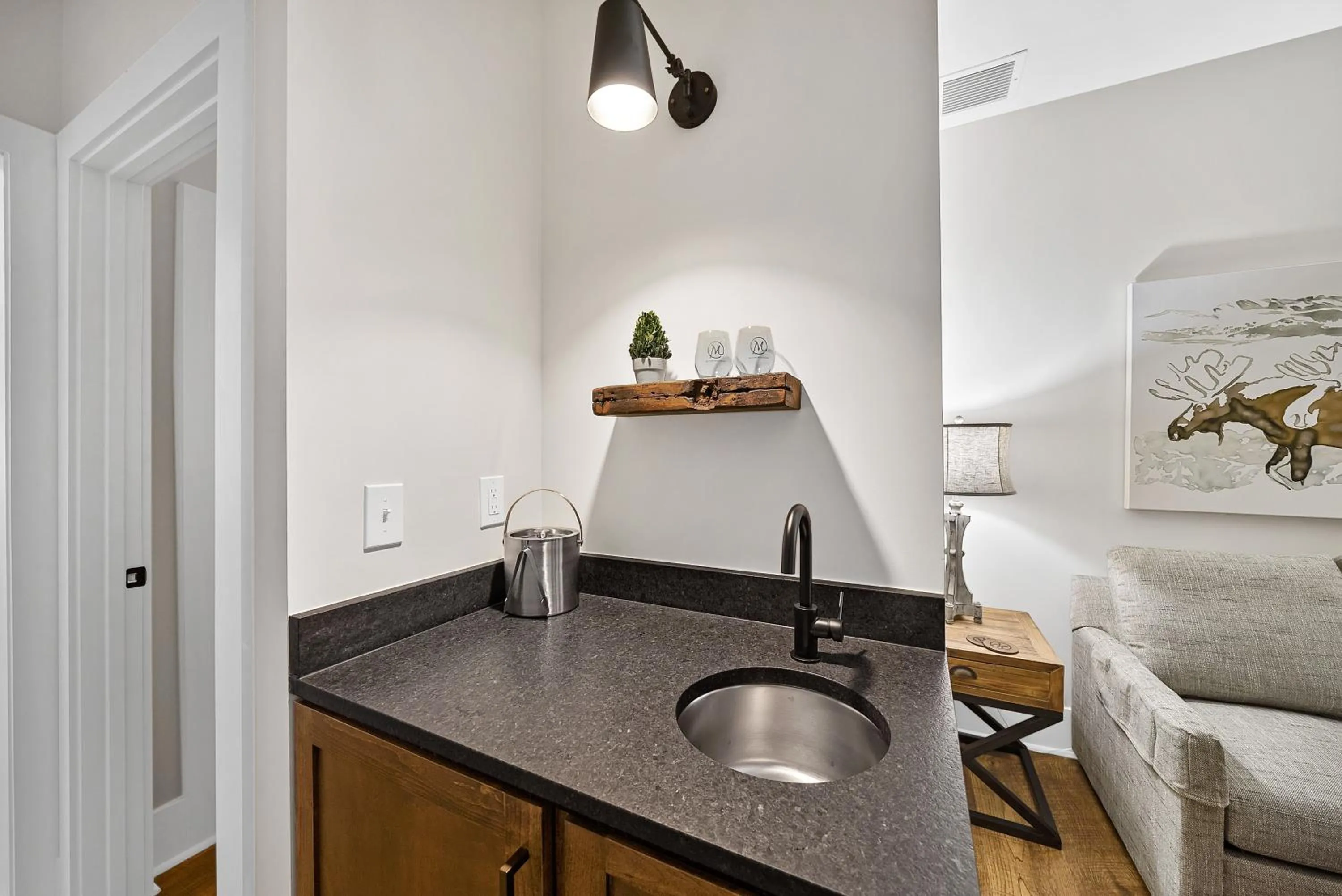 Living room in The Blowing Rock Manor