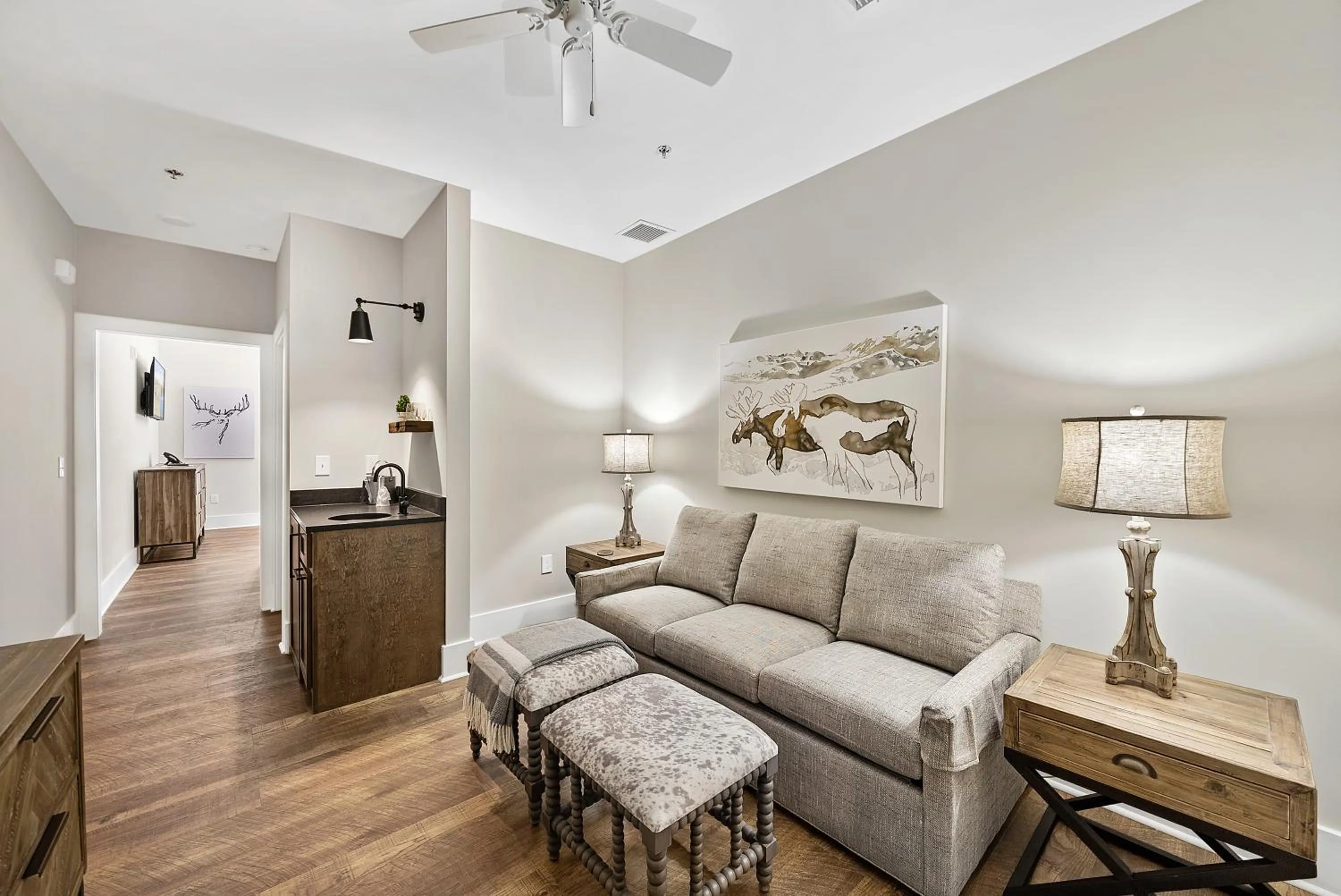 Living room in The Blowing Rock Manor