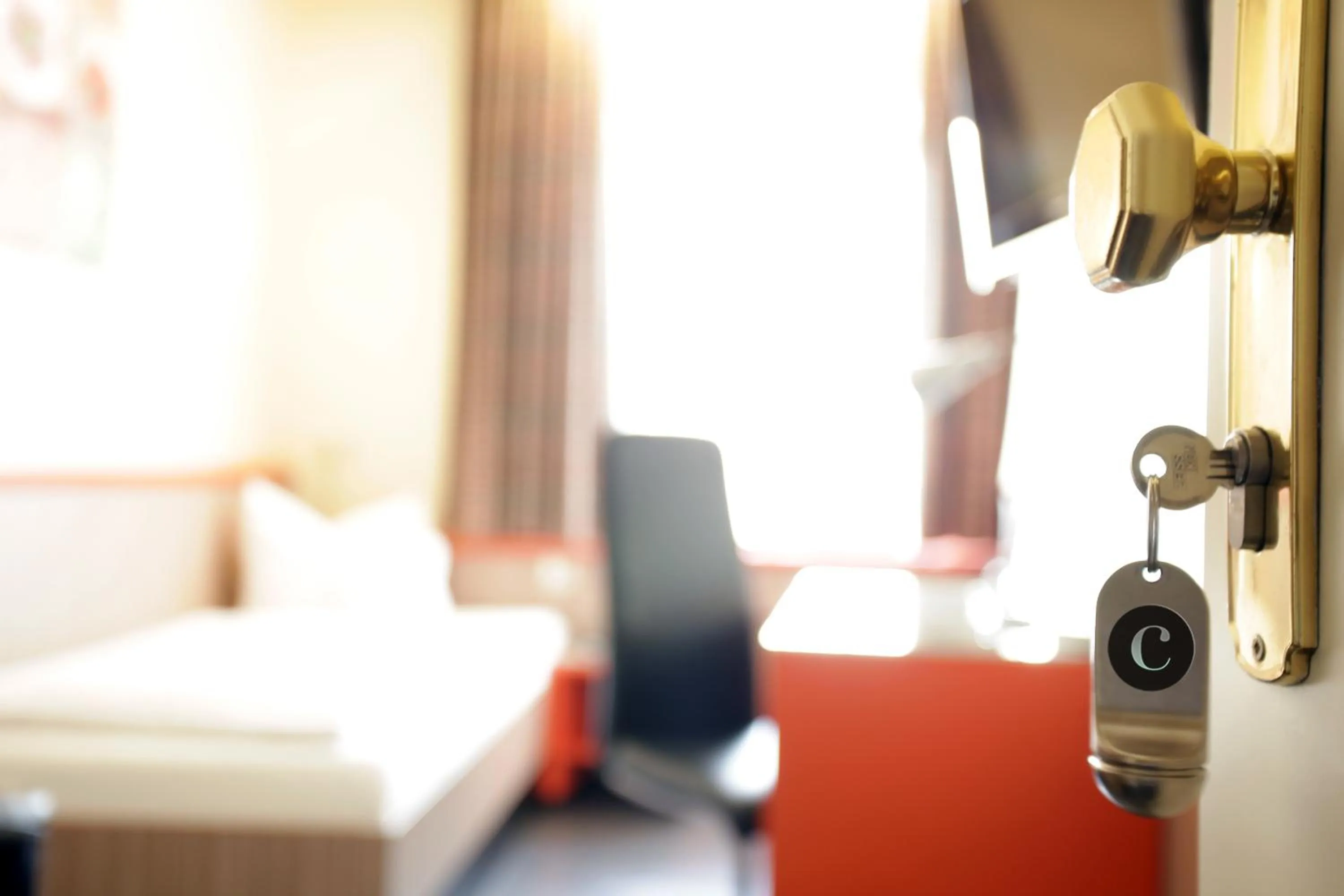 Decorative detail, Bed in Trip Inn Hotel Ariane