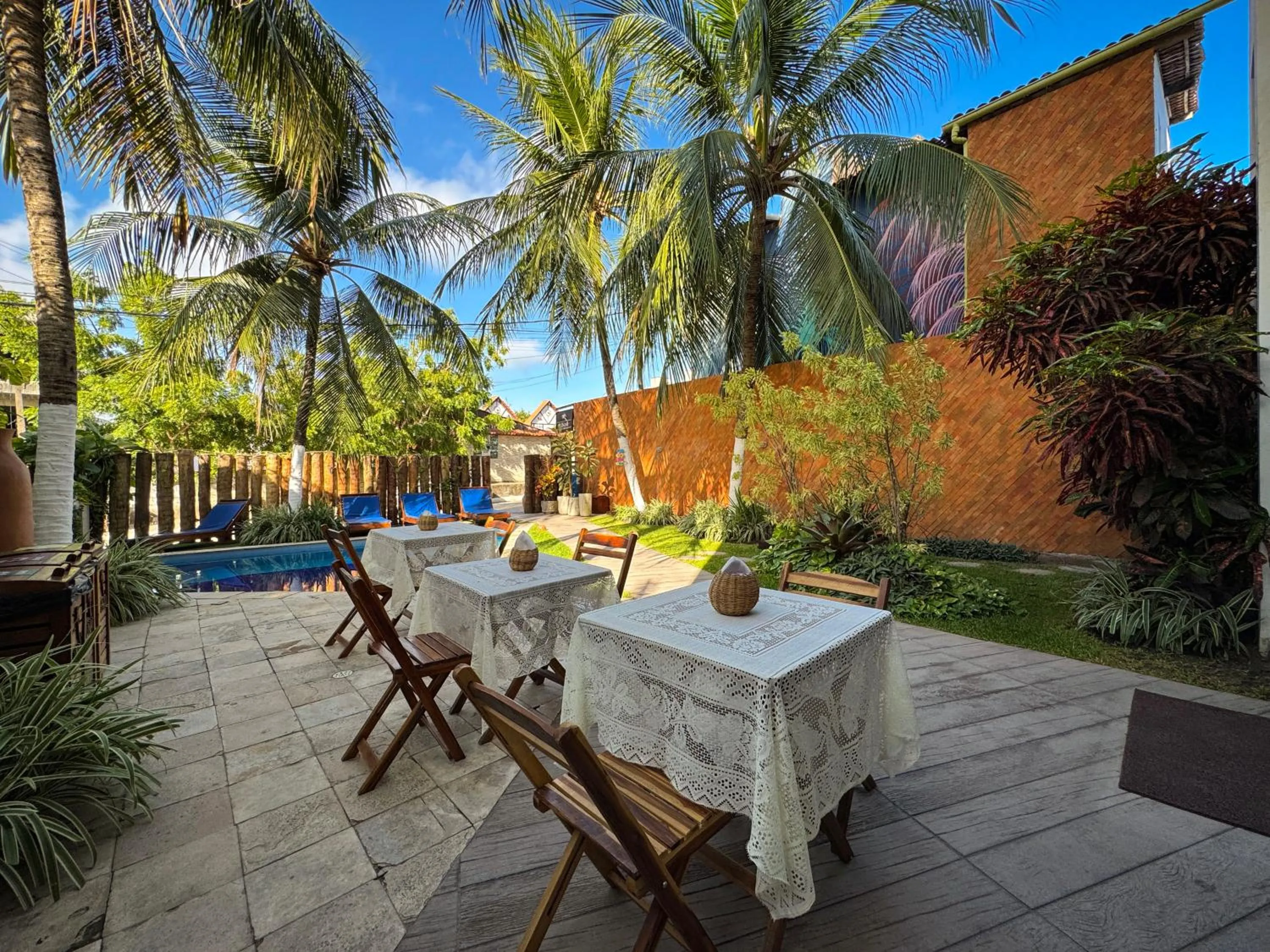 Dining area in Pousada Unaí