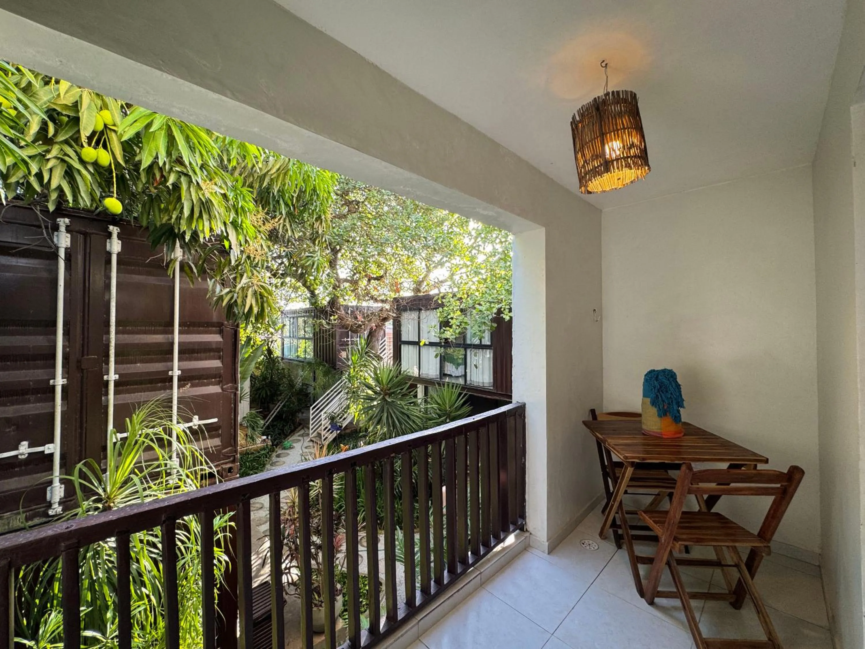 Garden view in Pousada Unaí