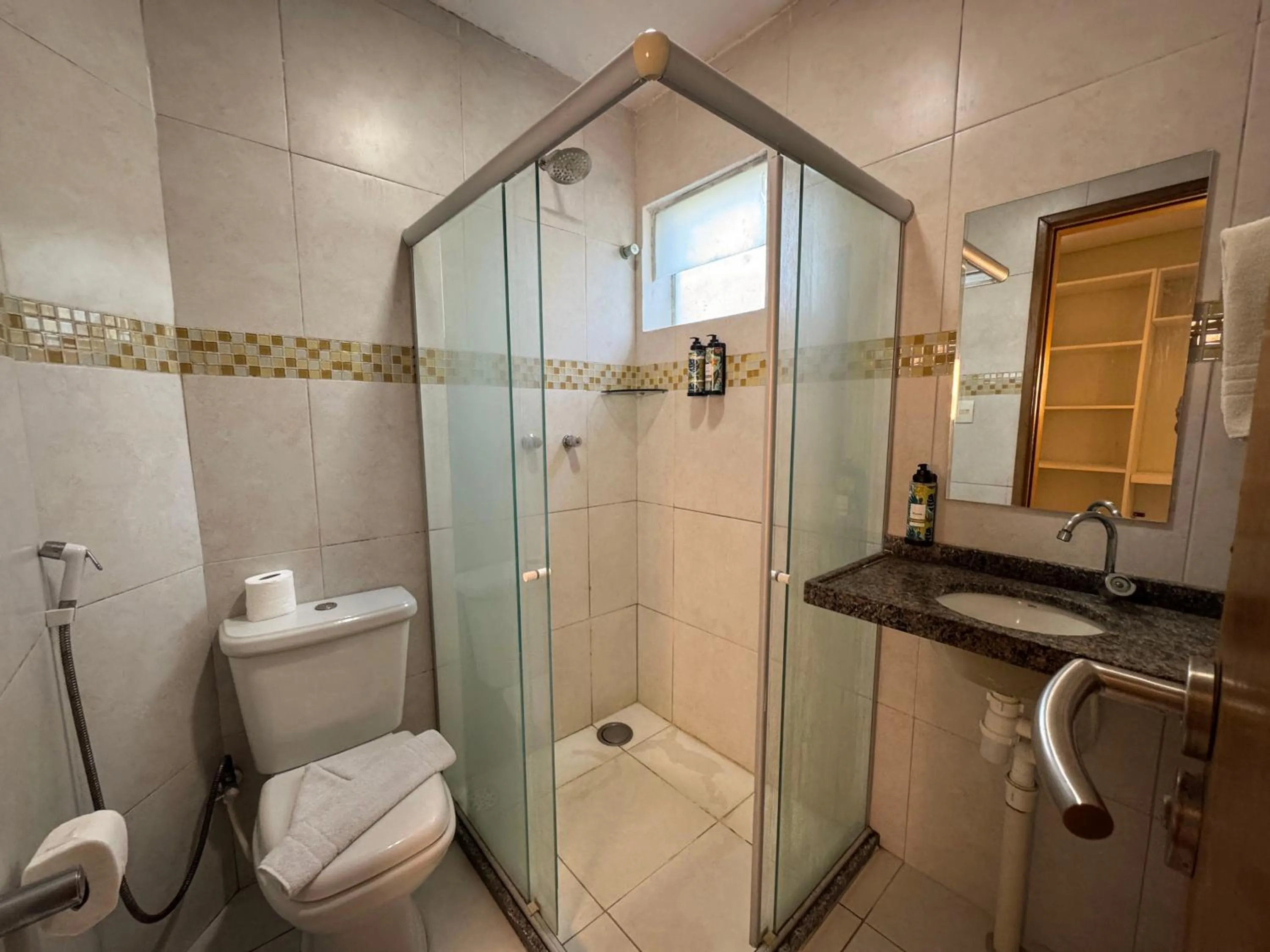 Bathroom in Pousada Unaí