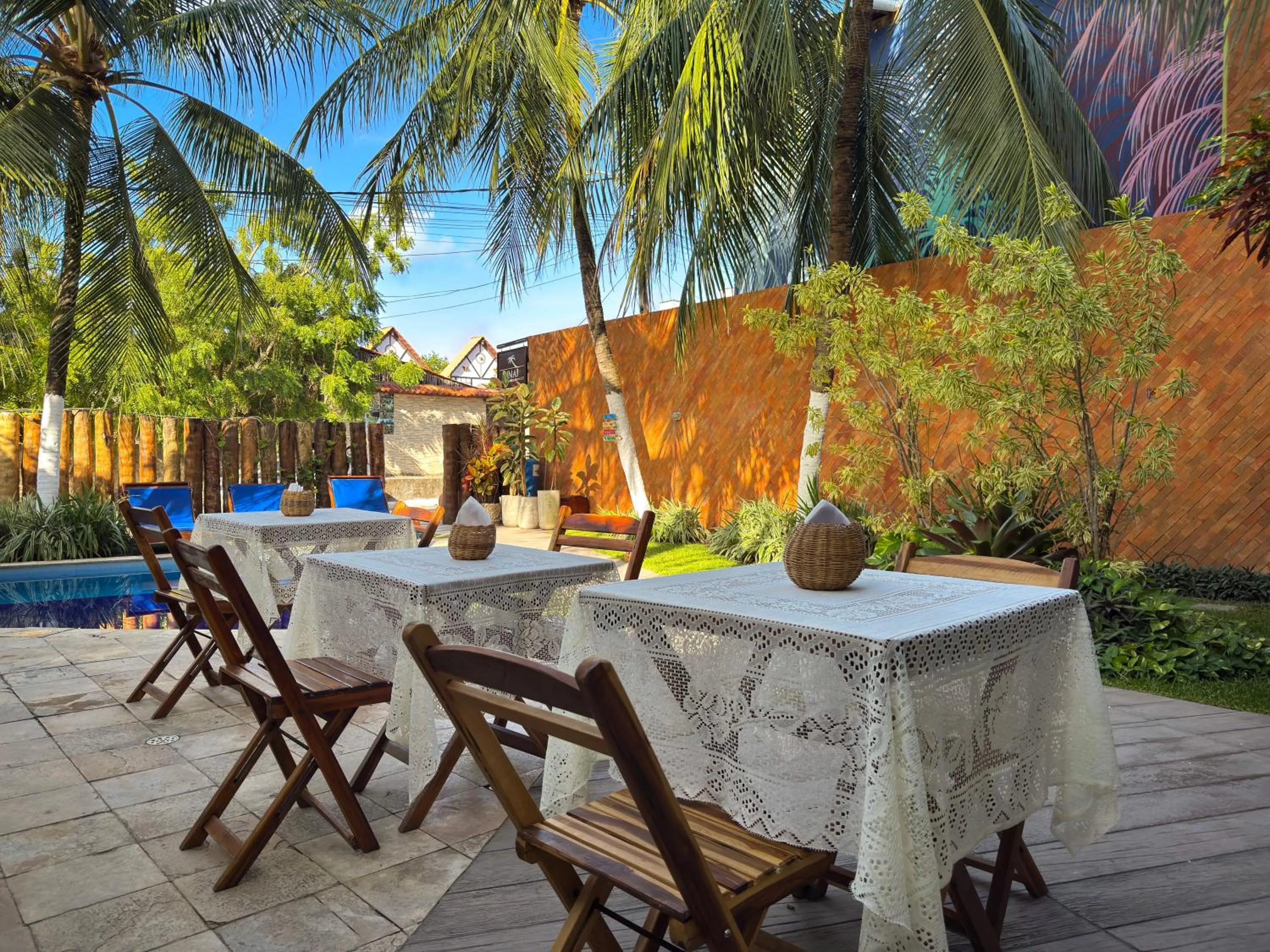 Dining area in Pousada Unaí