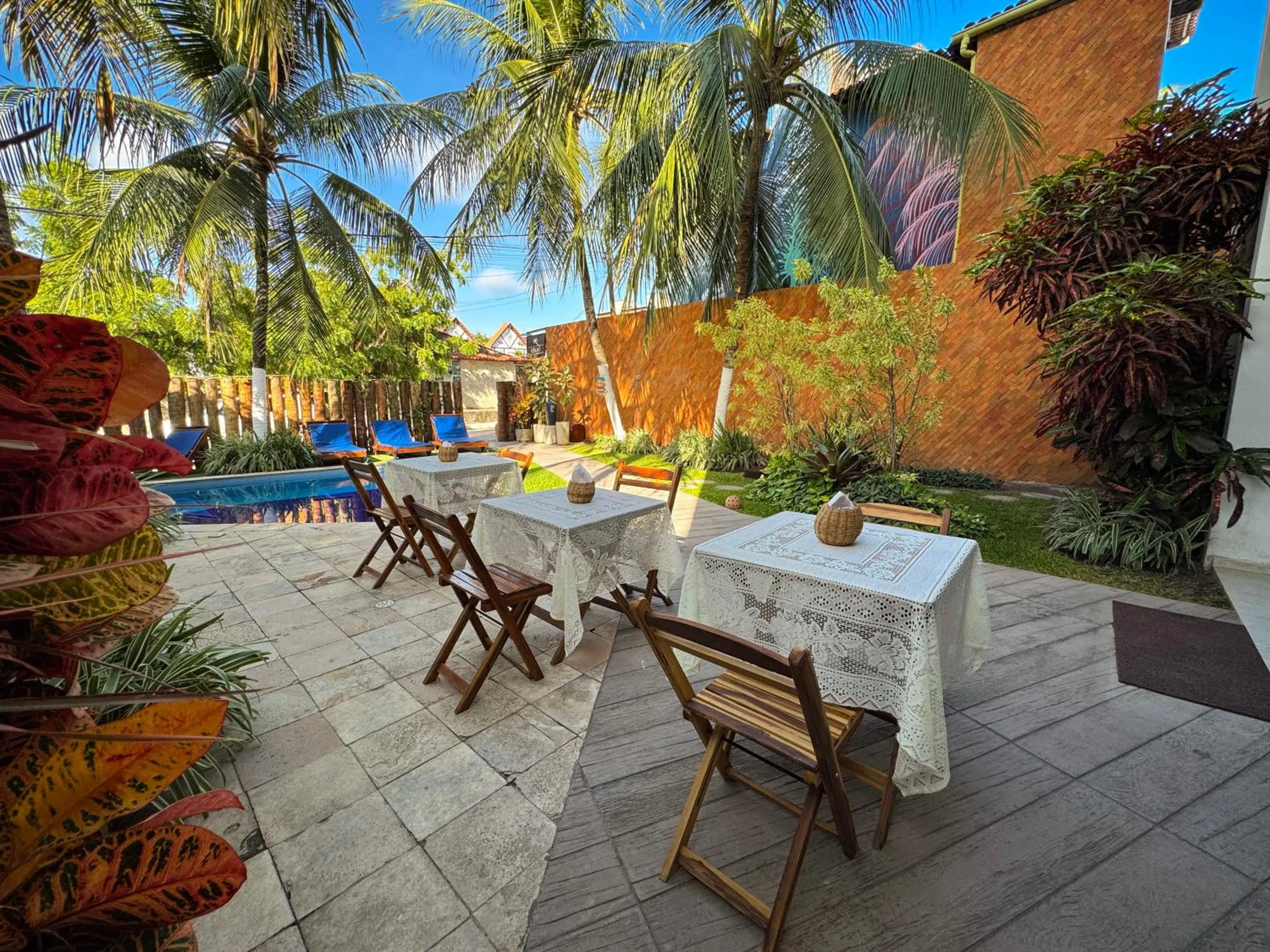 Dining area in Pousada Unaí