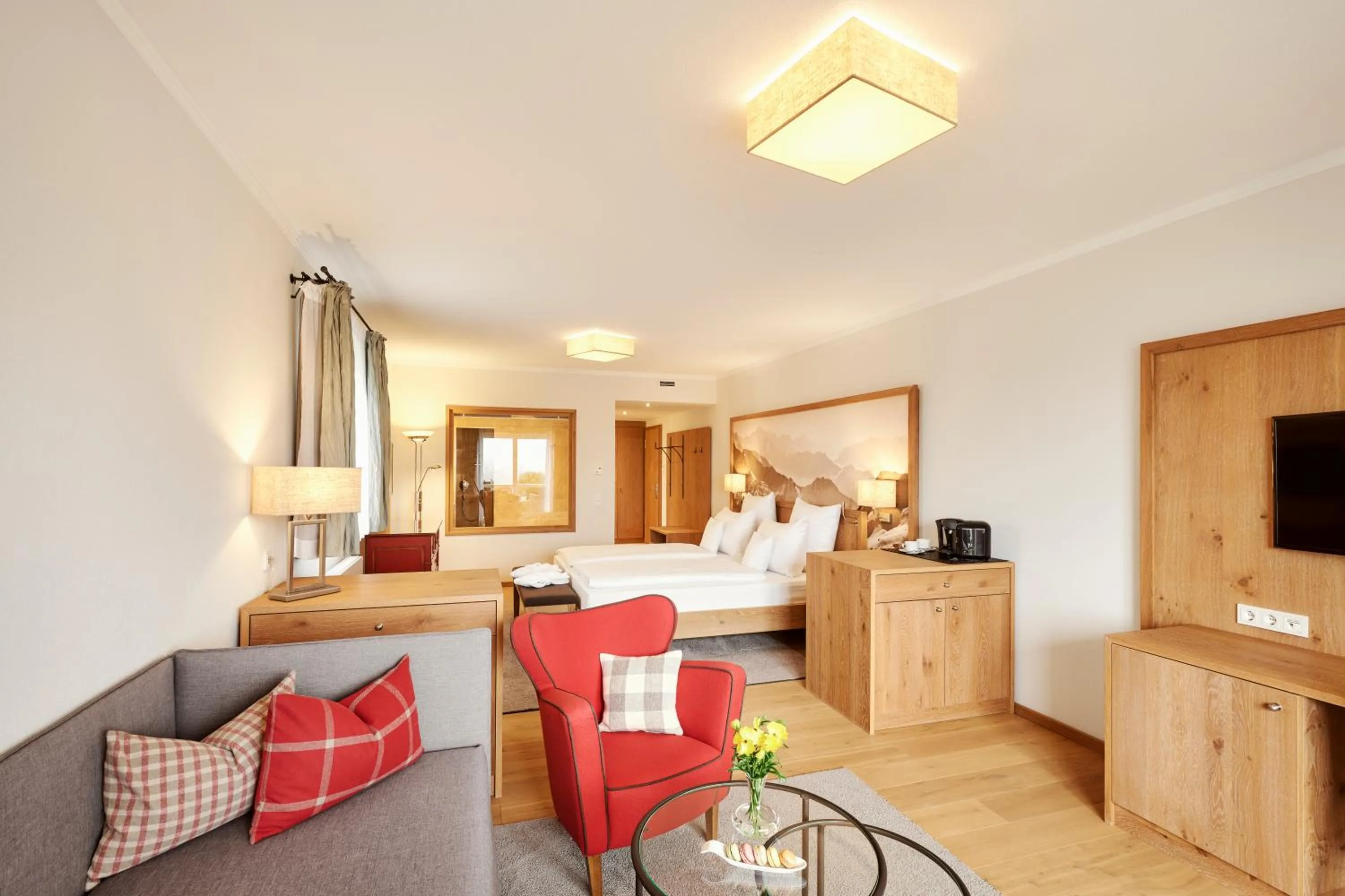 Bed in Hotel Auf der Gsteig GmbH