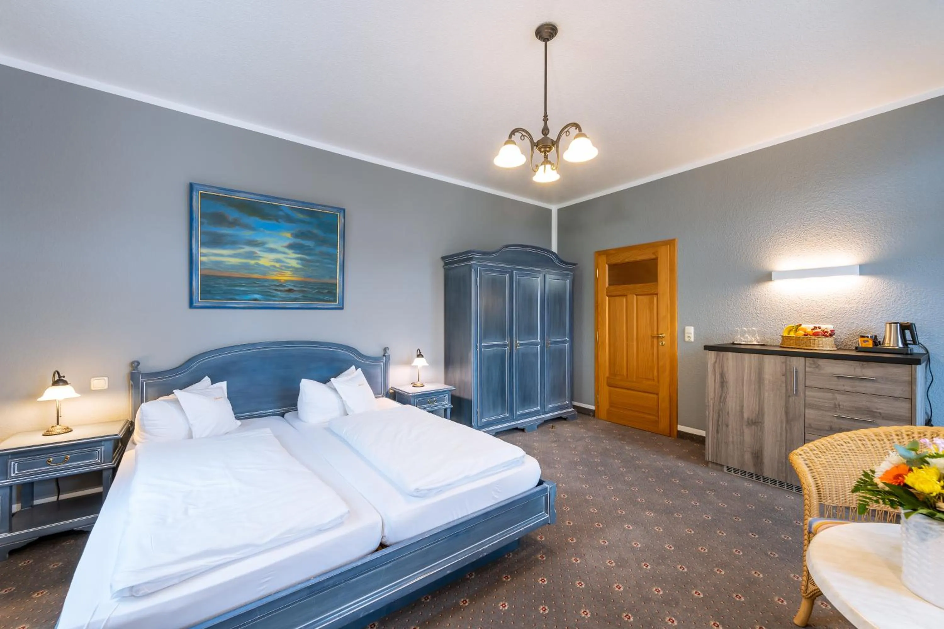 Bed in Hotel Garni Getreuer Eckart