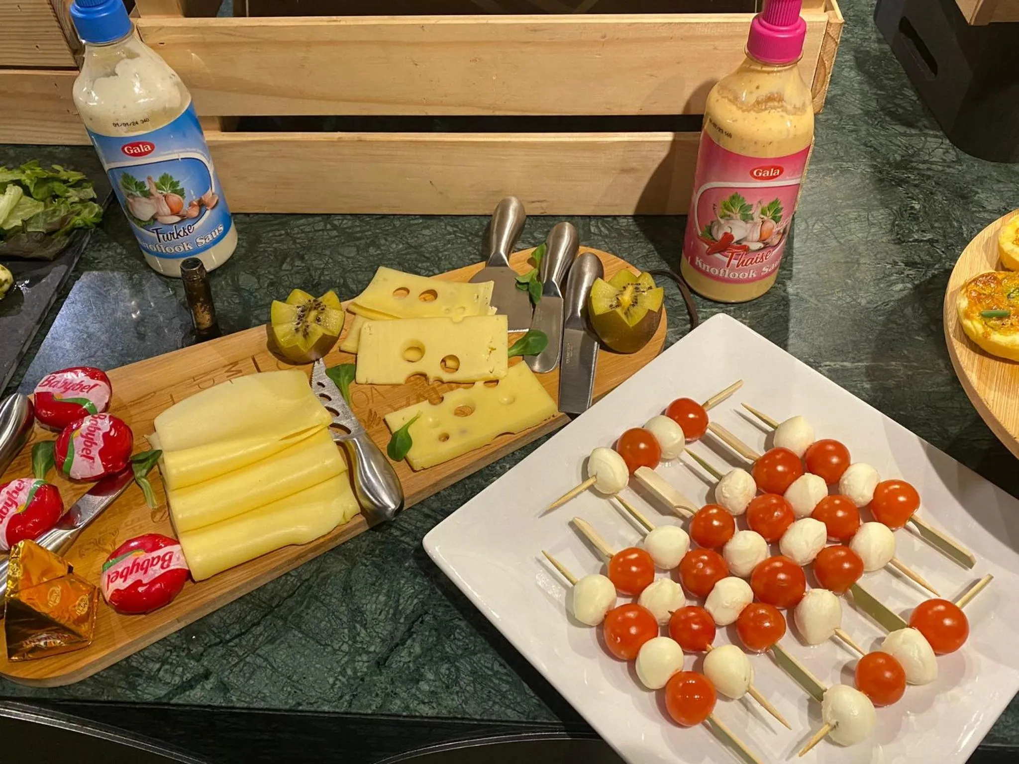 Food and drinks in La Bourse Hotel