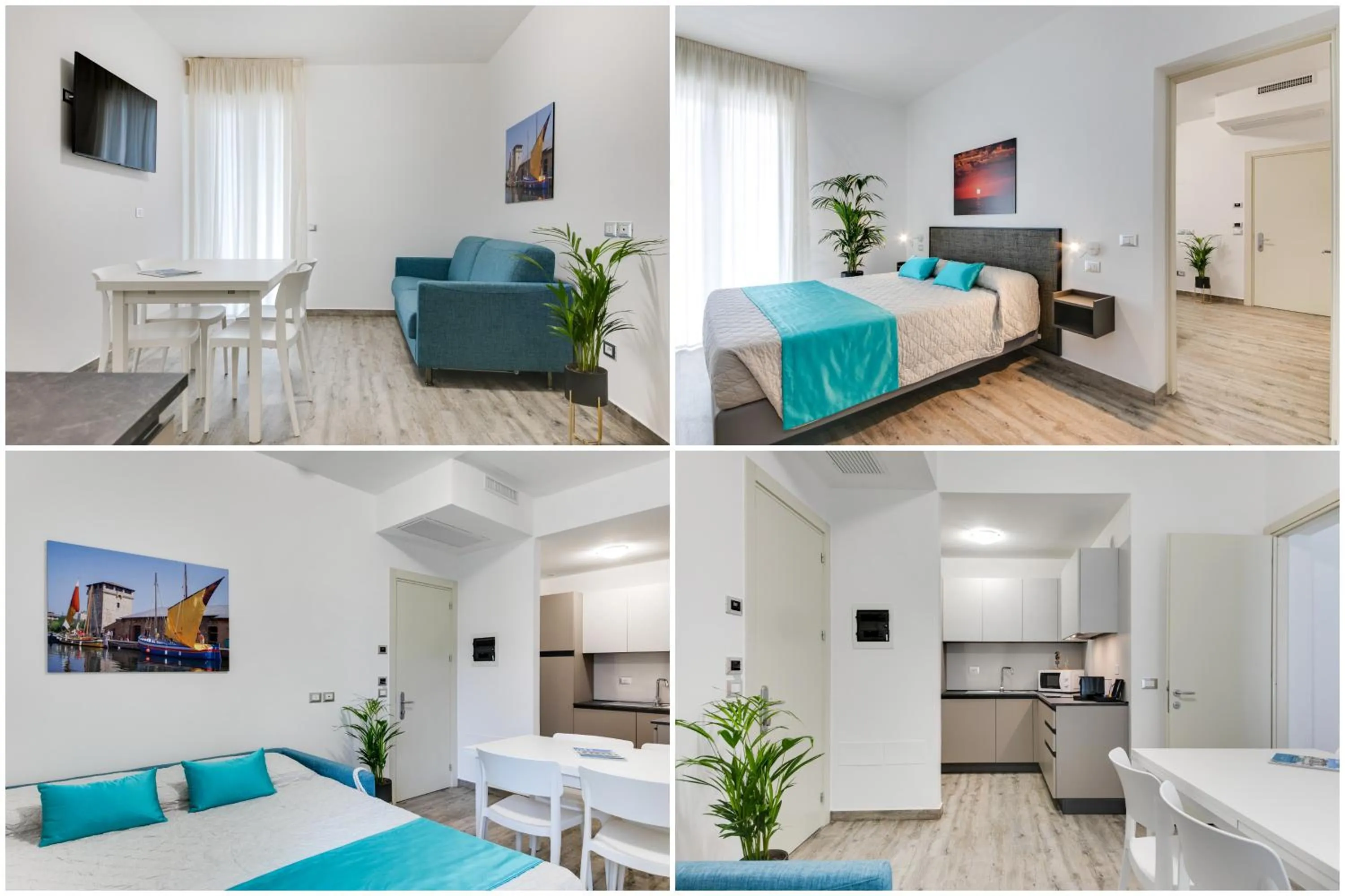 Bed in Elegance Suite Apartments - Siroli Collection