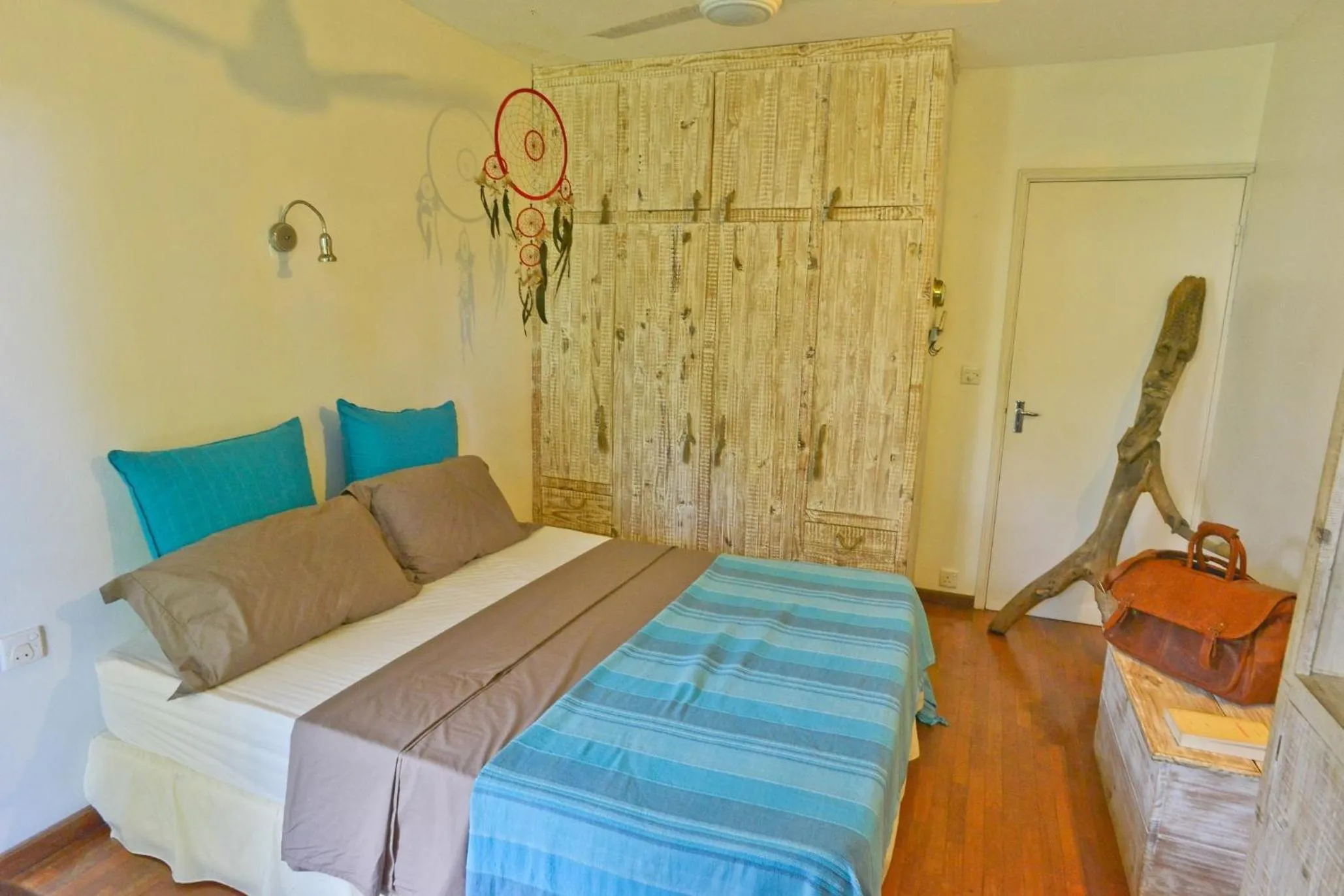 Photo of the whole room, Bed in Tree Lodge Mauritius