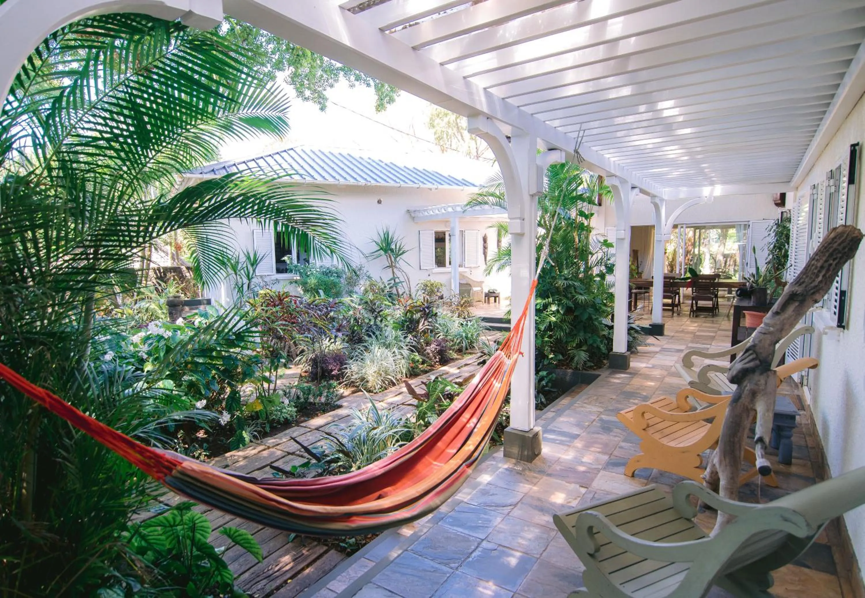 Balcony/Terrace in Tree Lodge Mauritius