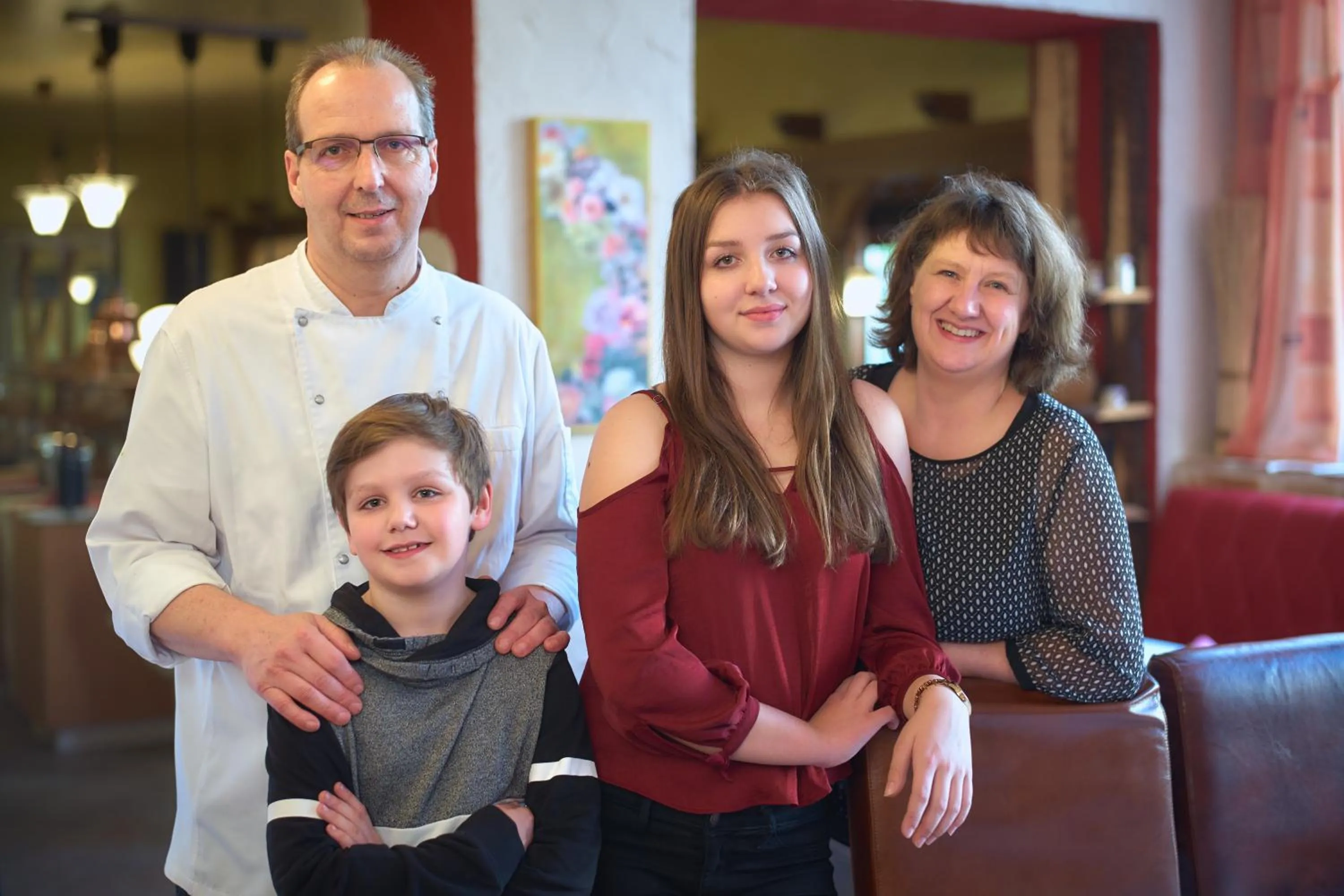 Family in Hotel Naheschlößchen