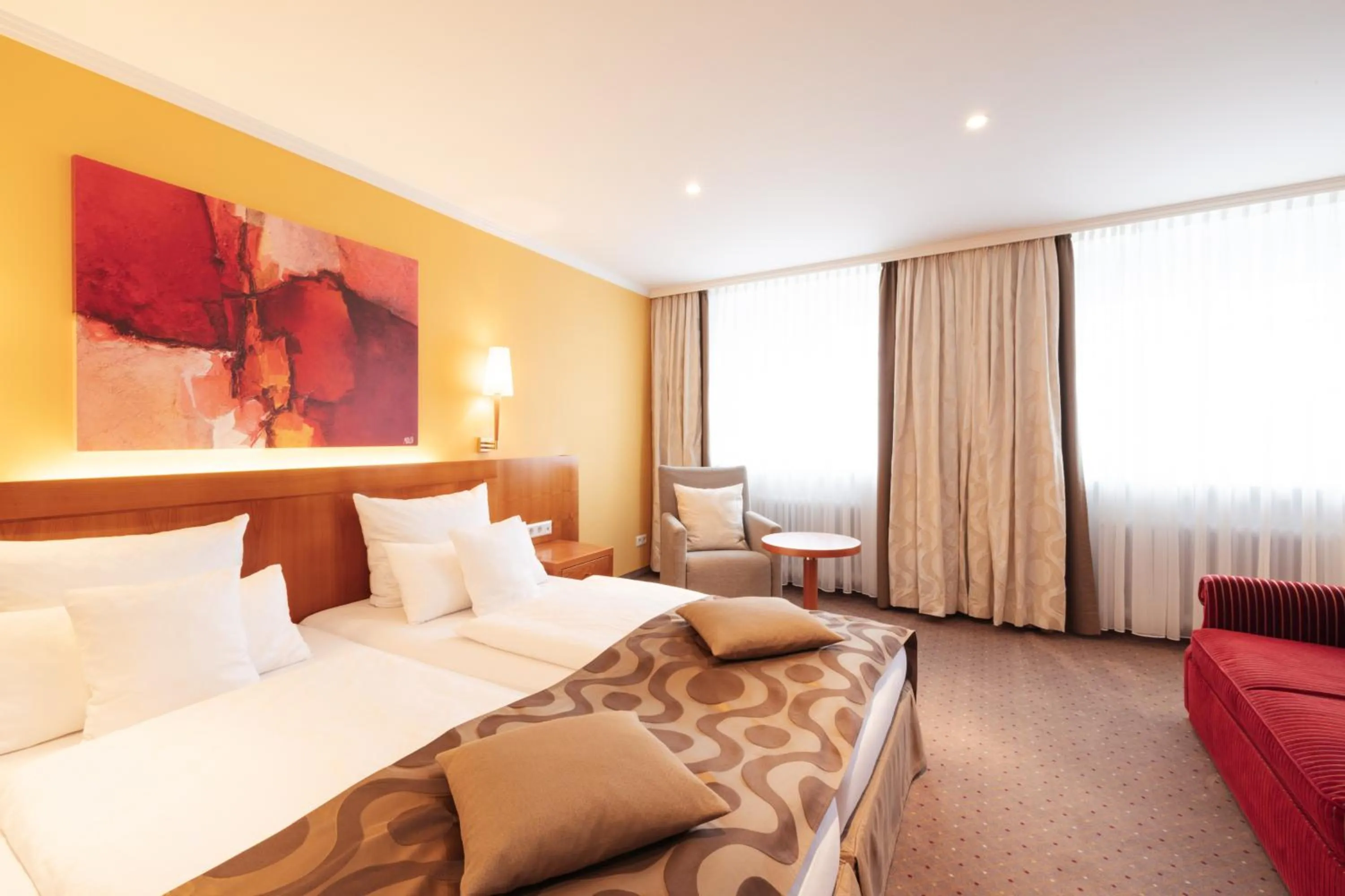 Photo of the whole room, Bed in Hotel Lindauer Hof