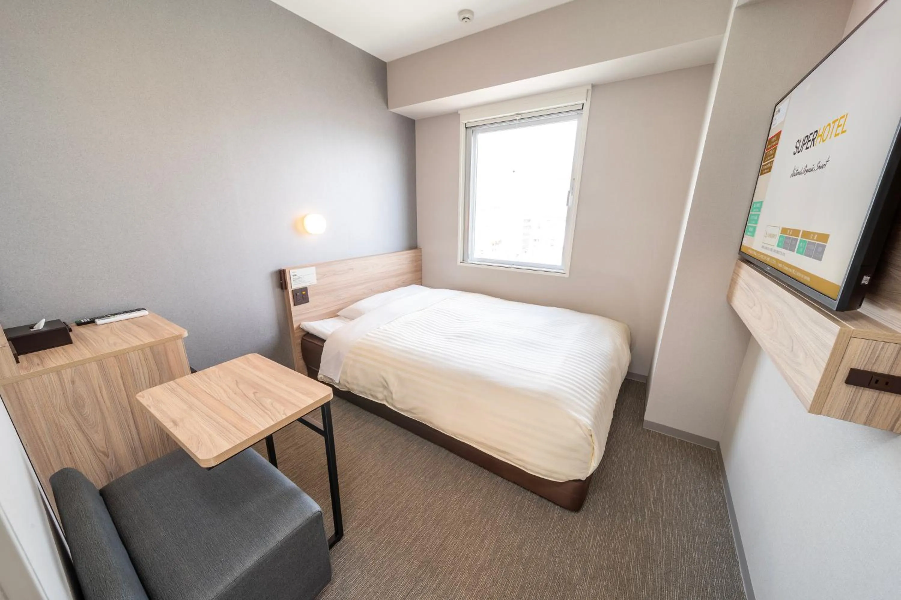 Bedroom, Bed in Super Hotel Nagoya Shinkansenguchi