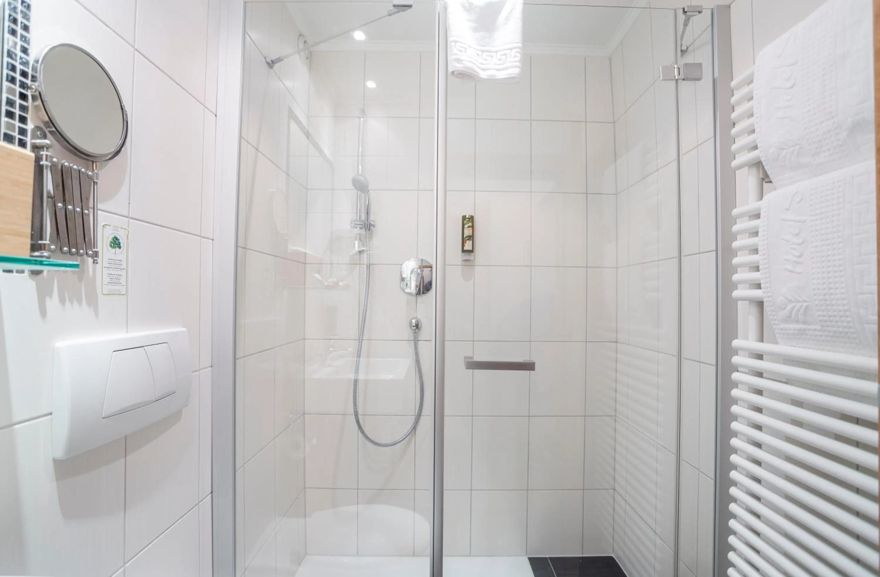 Shower in Hotel Seppl