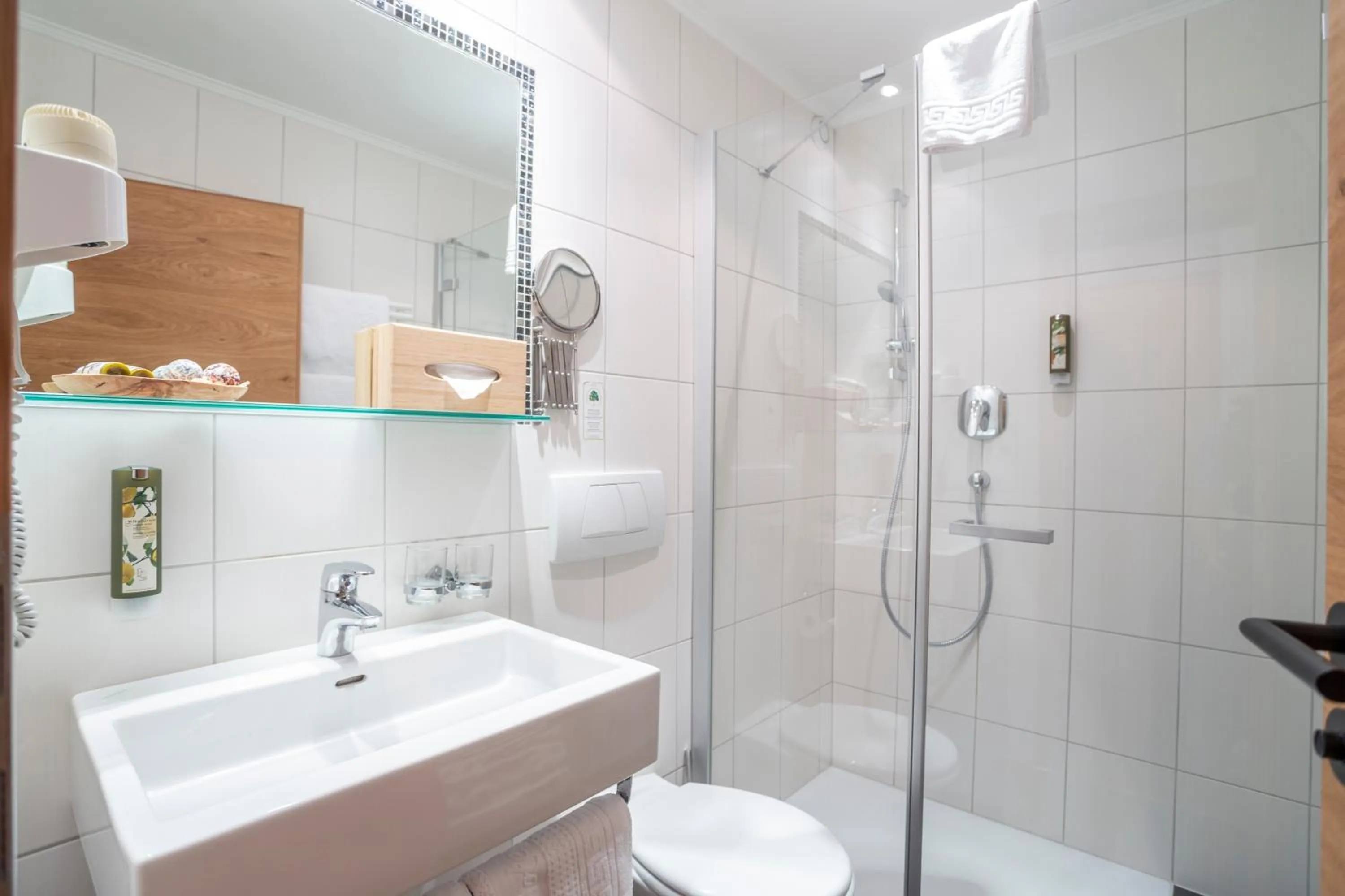 Shower in Hotel Seppl