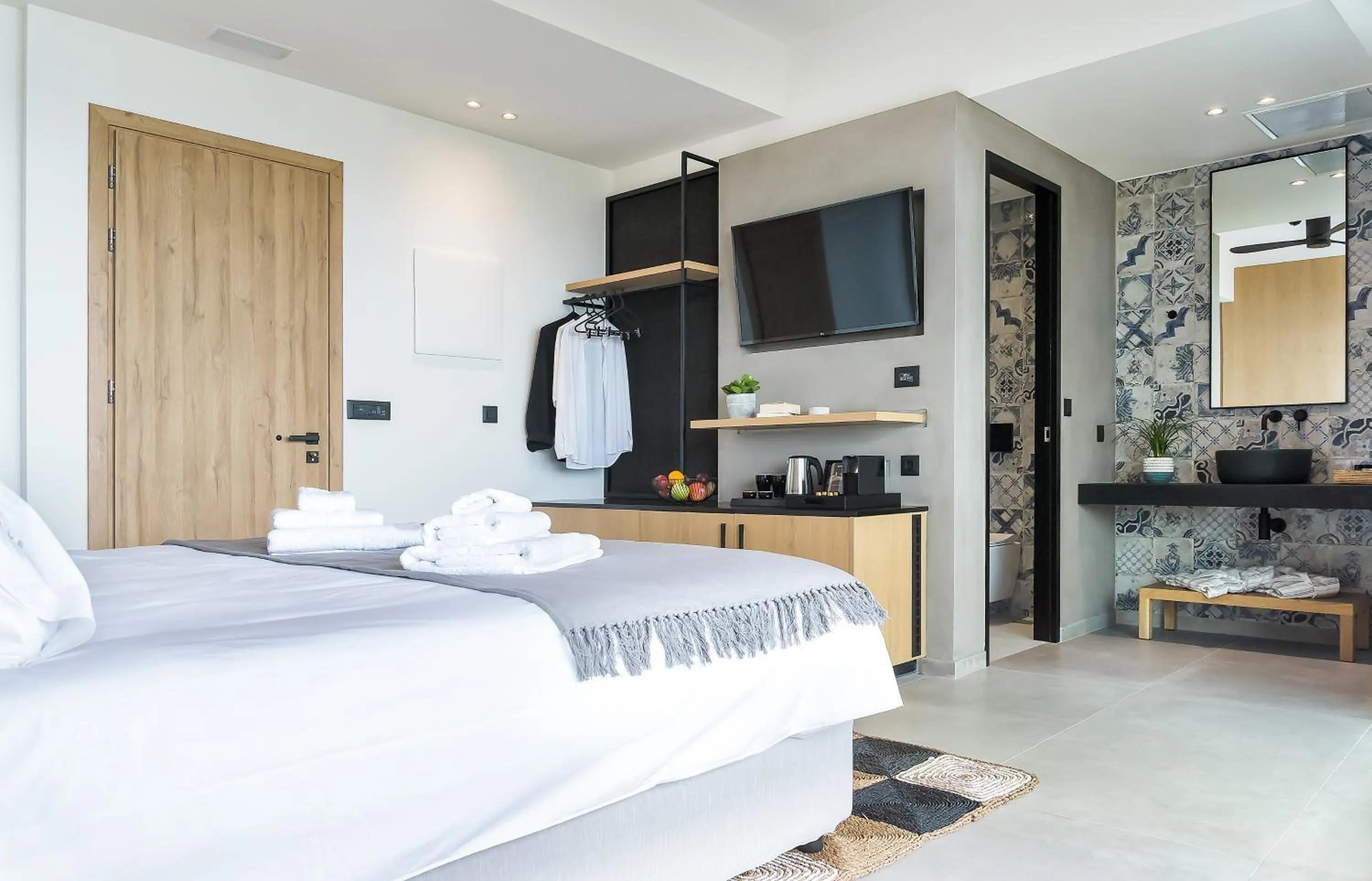 Bed in SAVUS Boutique Hotel