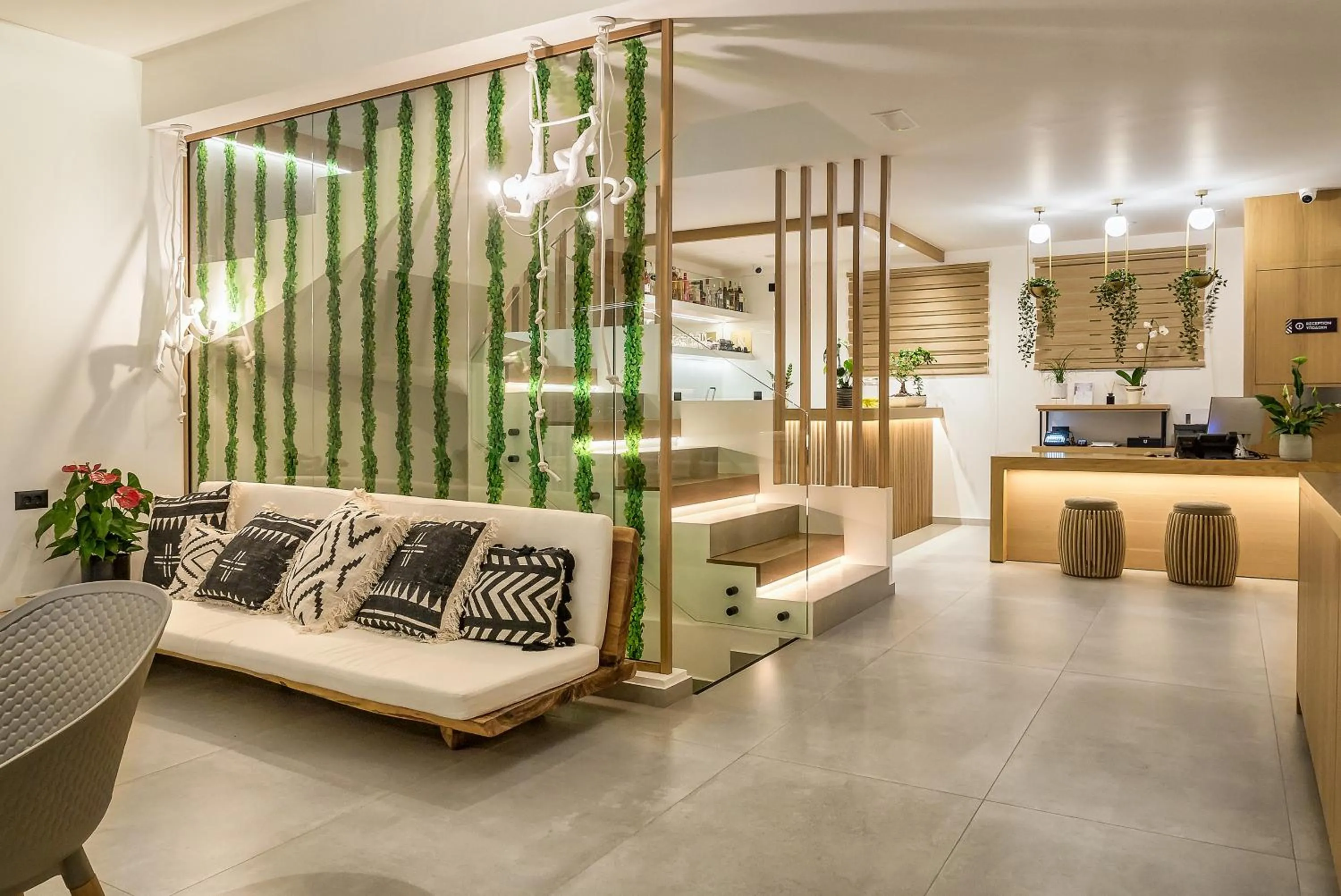 Lobby or reception in SAVUS Boutique Hotel