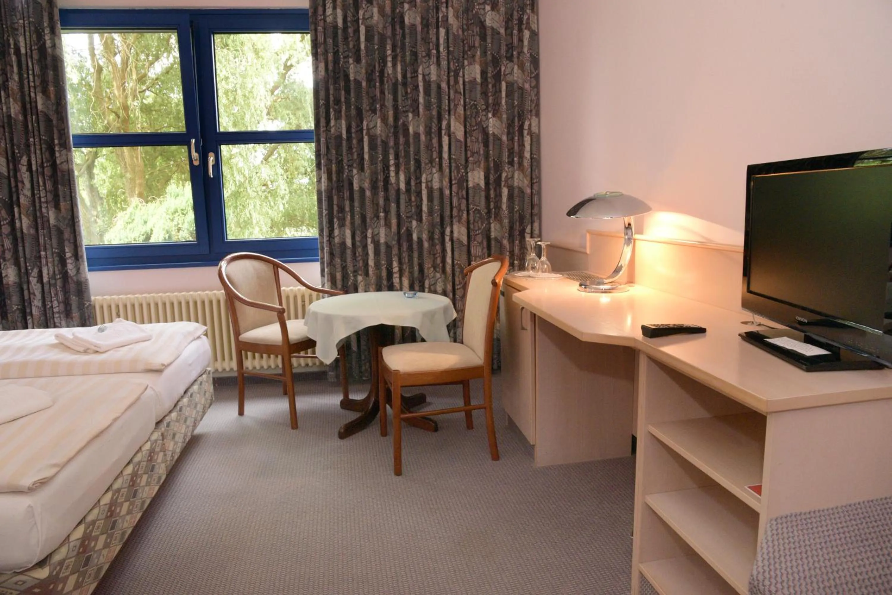 Bed in Hotel Brandenburger Hof