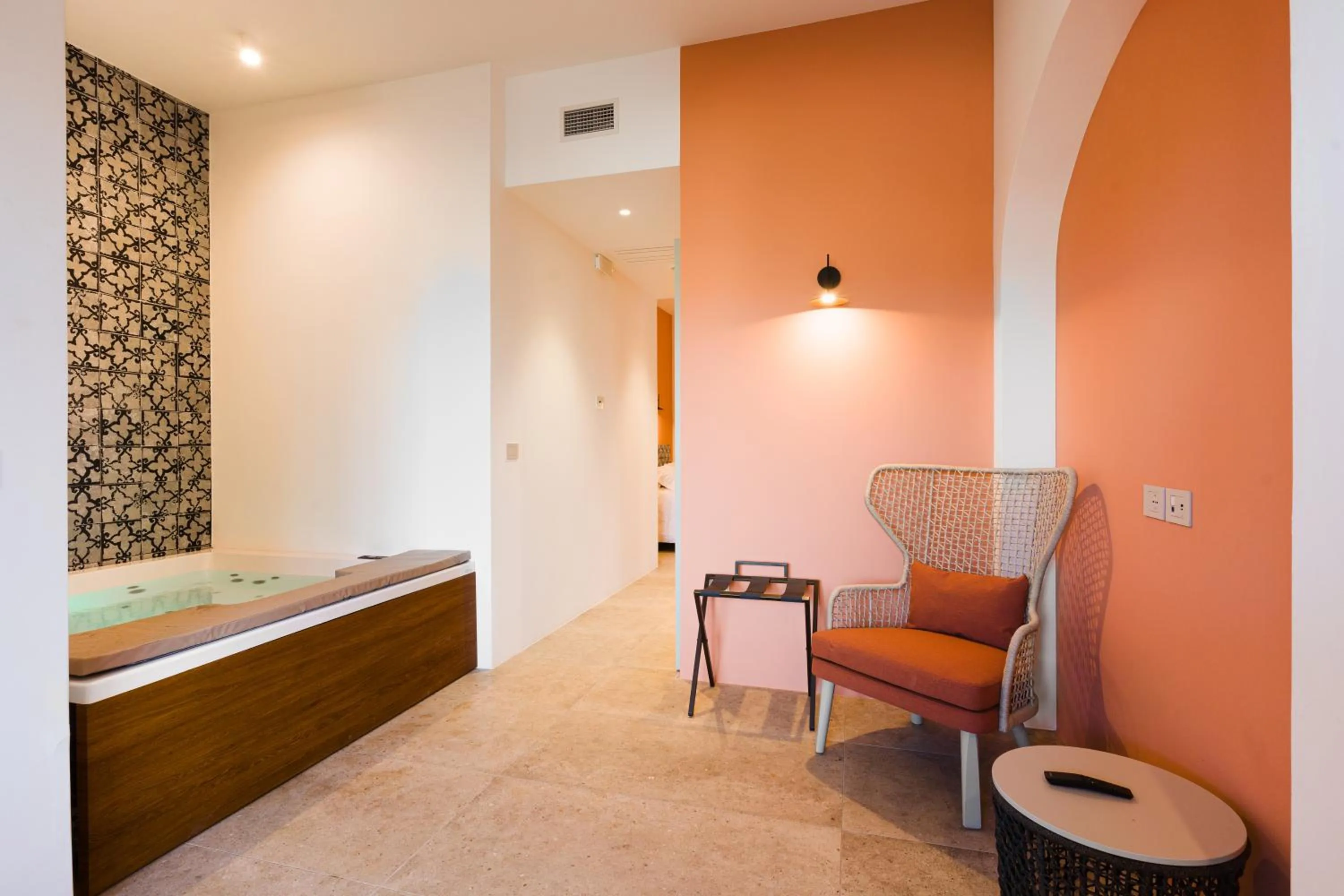 Hot Tub, Bed in Volito Rural Experience