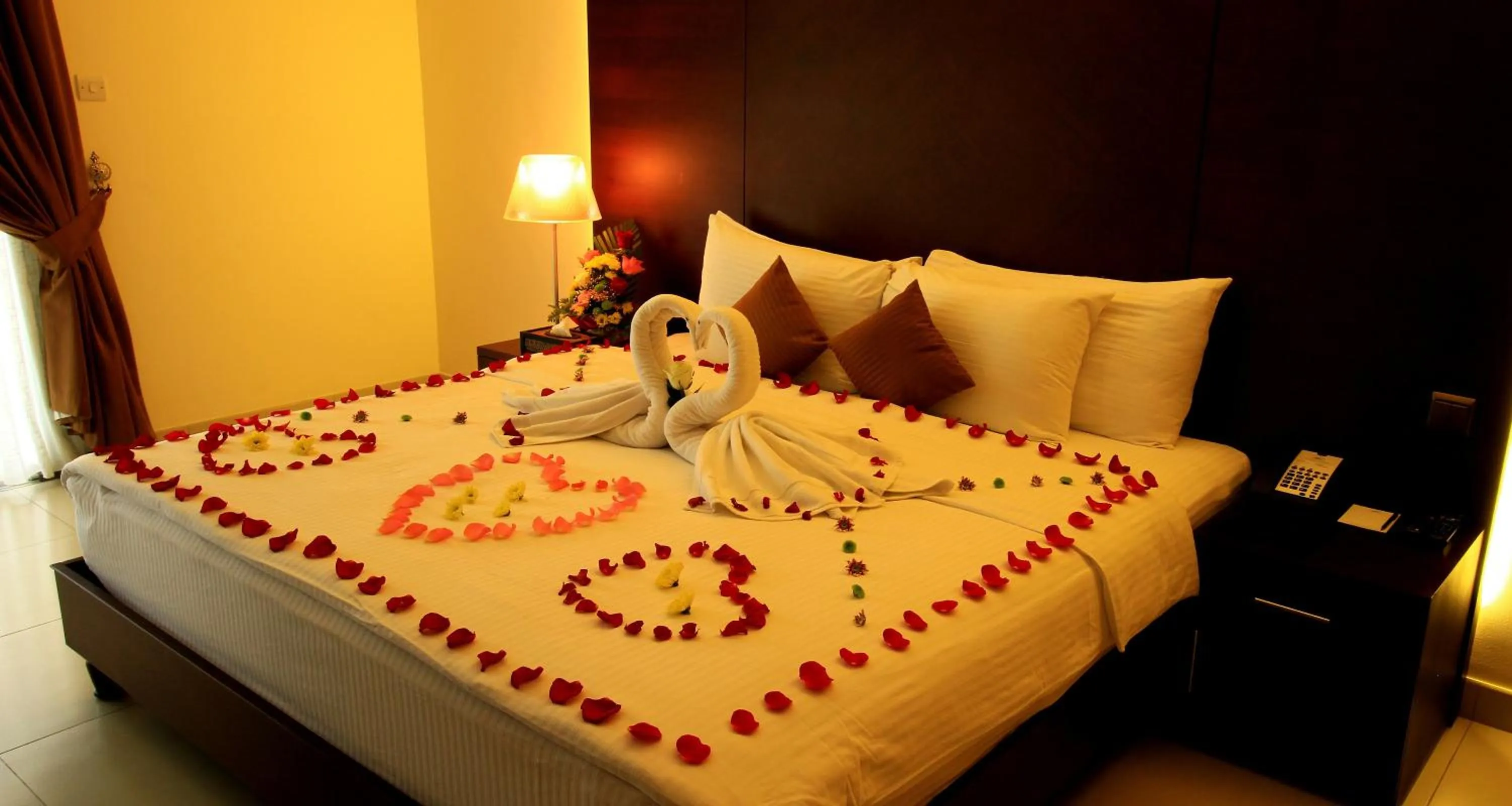 Bed in Sohar Beach Hotel