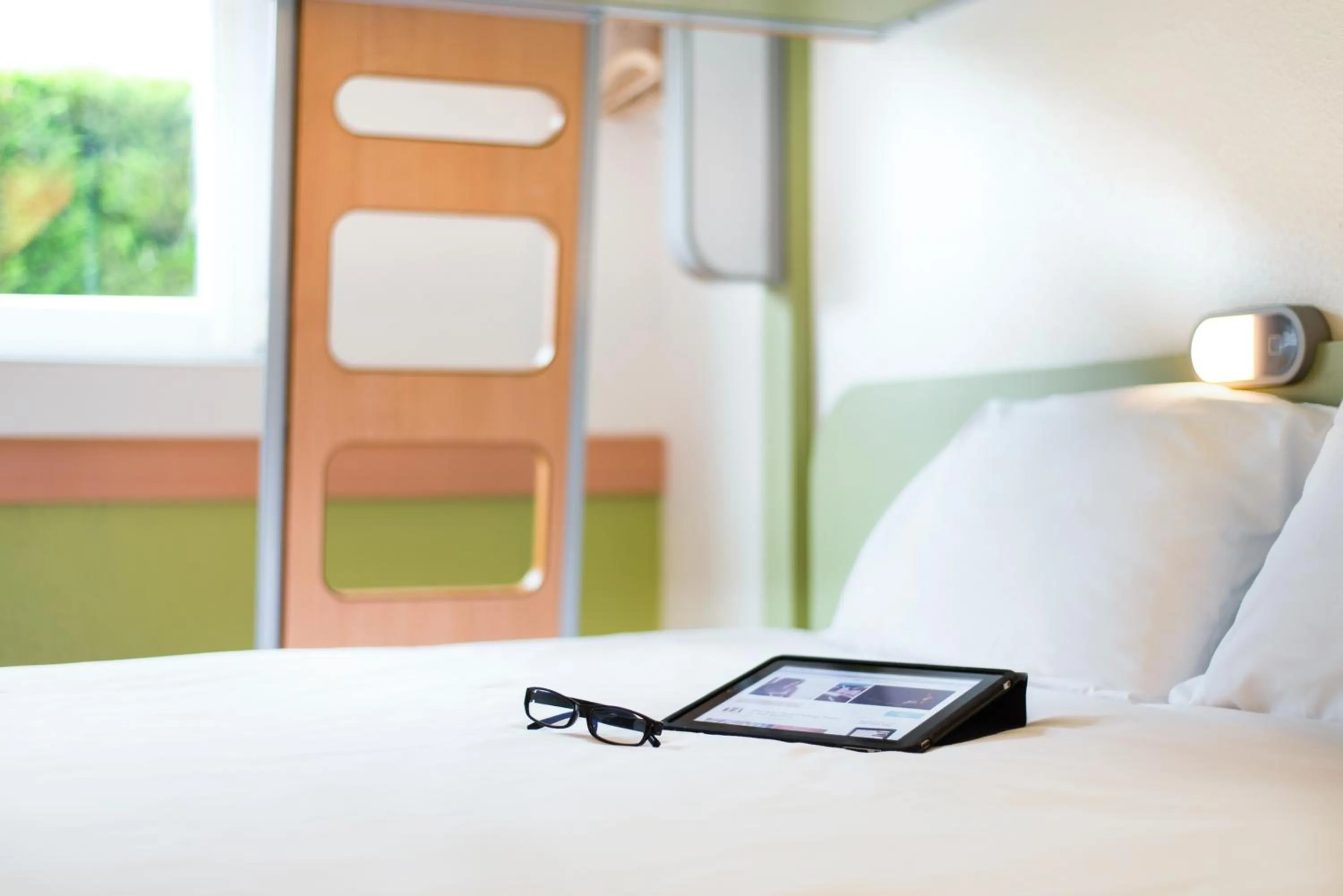 Bed in Ibis Budget Bilbao Arrigorriaga