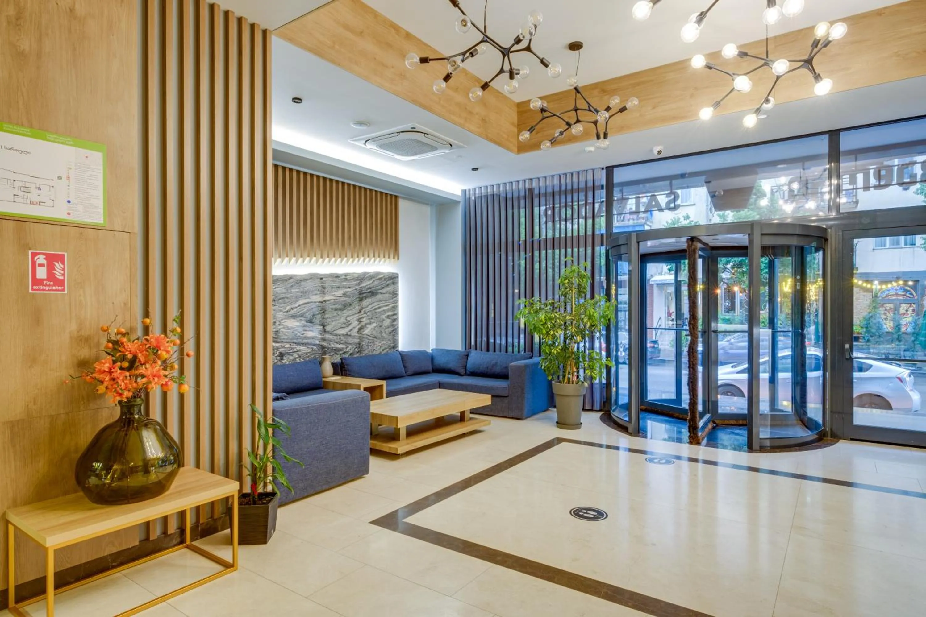 Seating area in Hotel Salvador