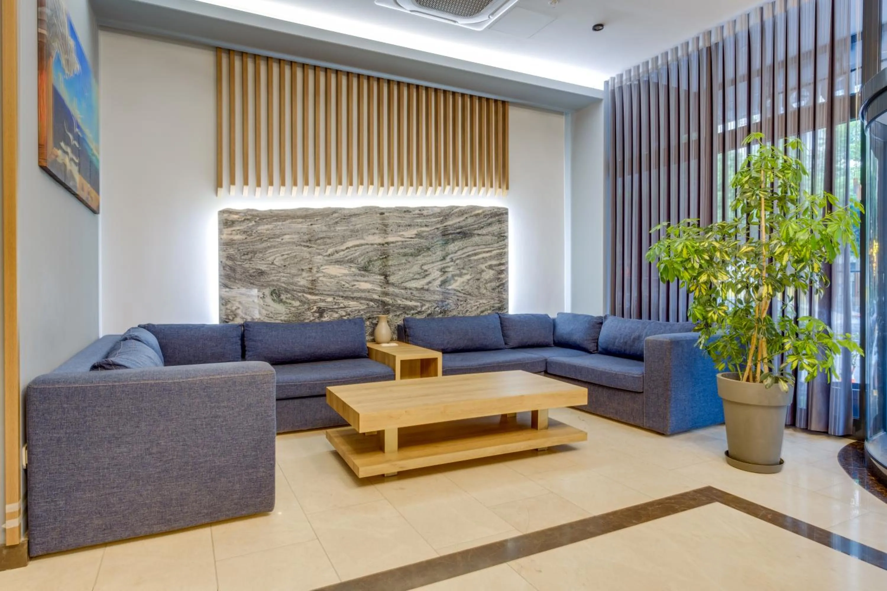 Seating area in Hotel Salvador