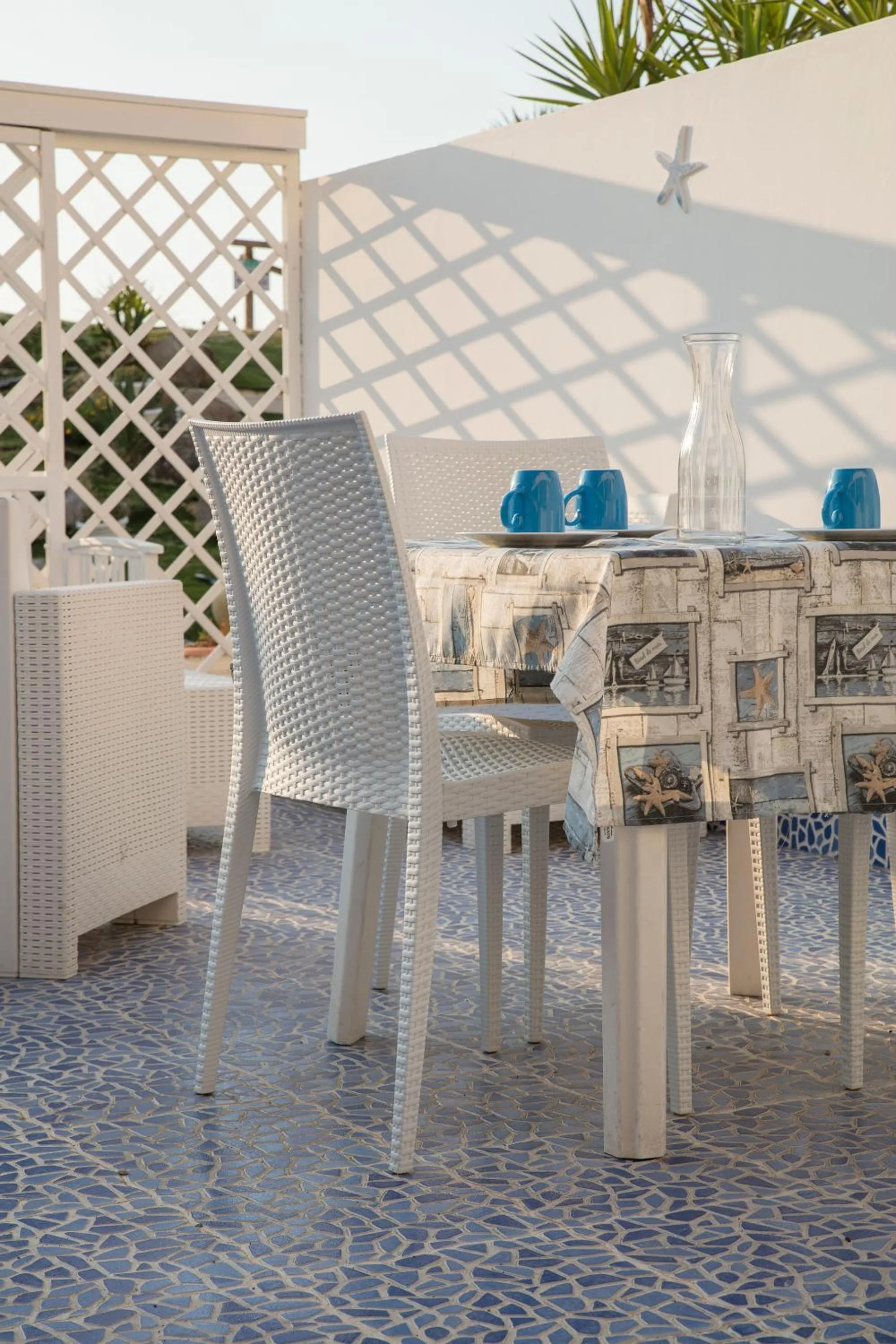 Patio in B&B Stella Marina