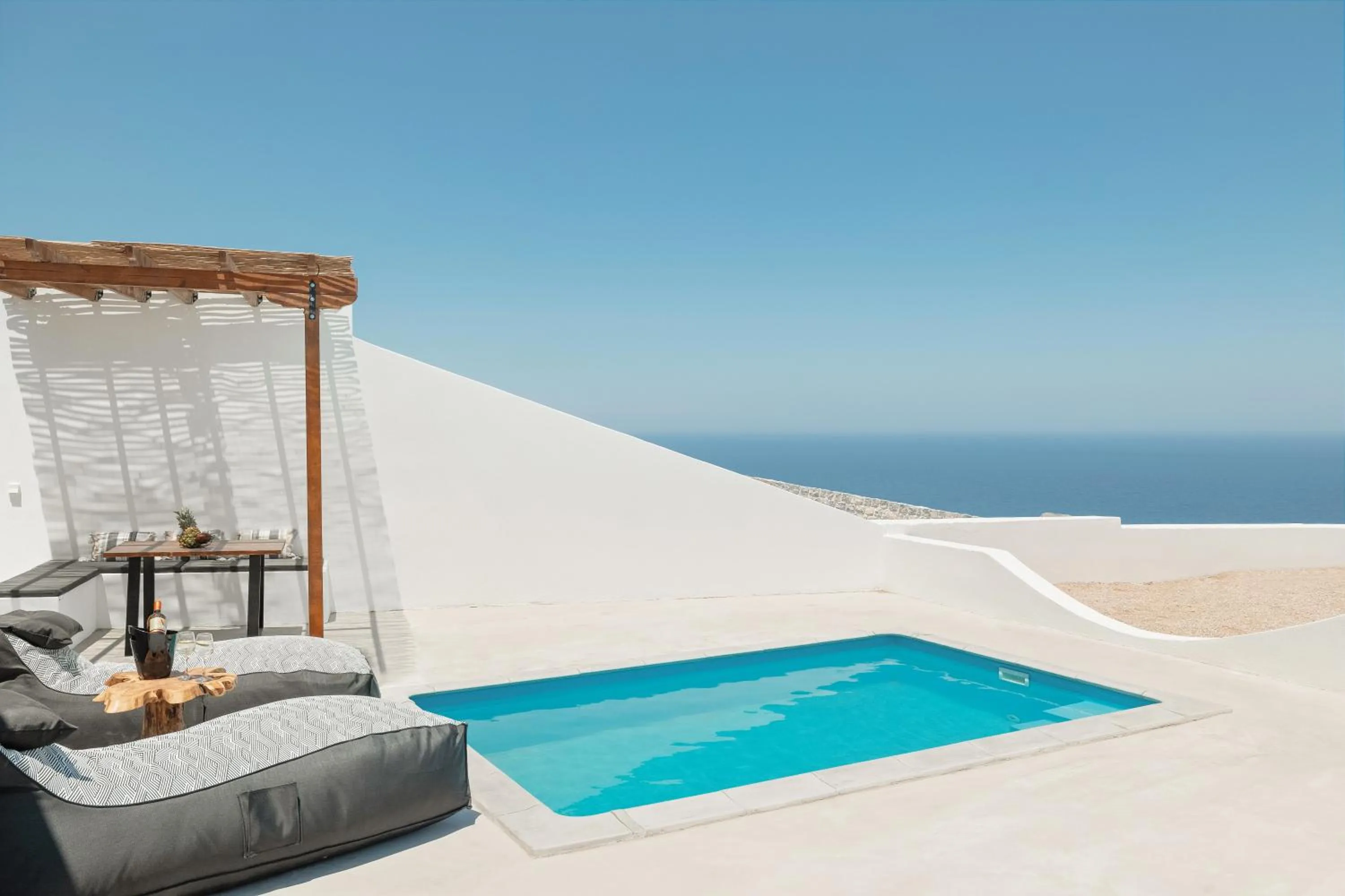 Sea view in Oyster Luxury Suites