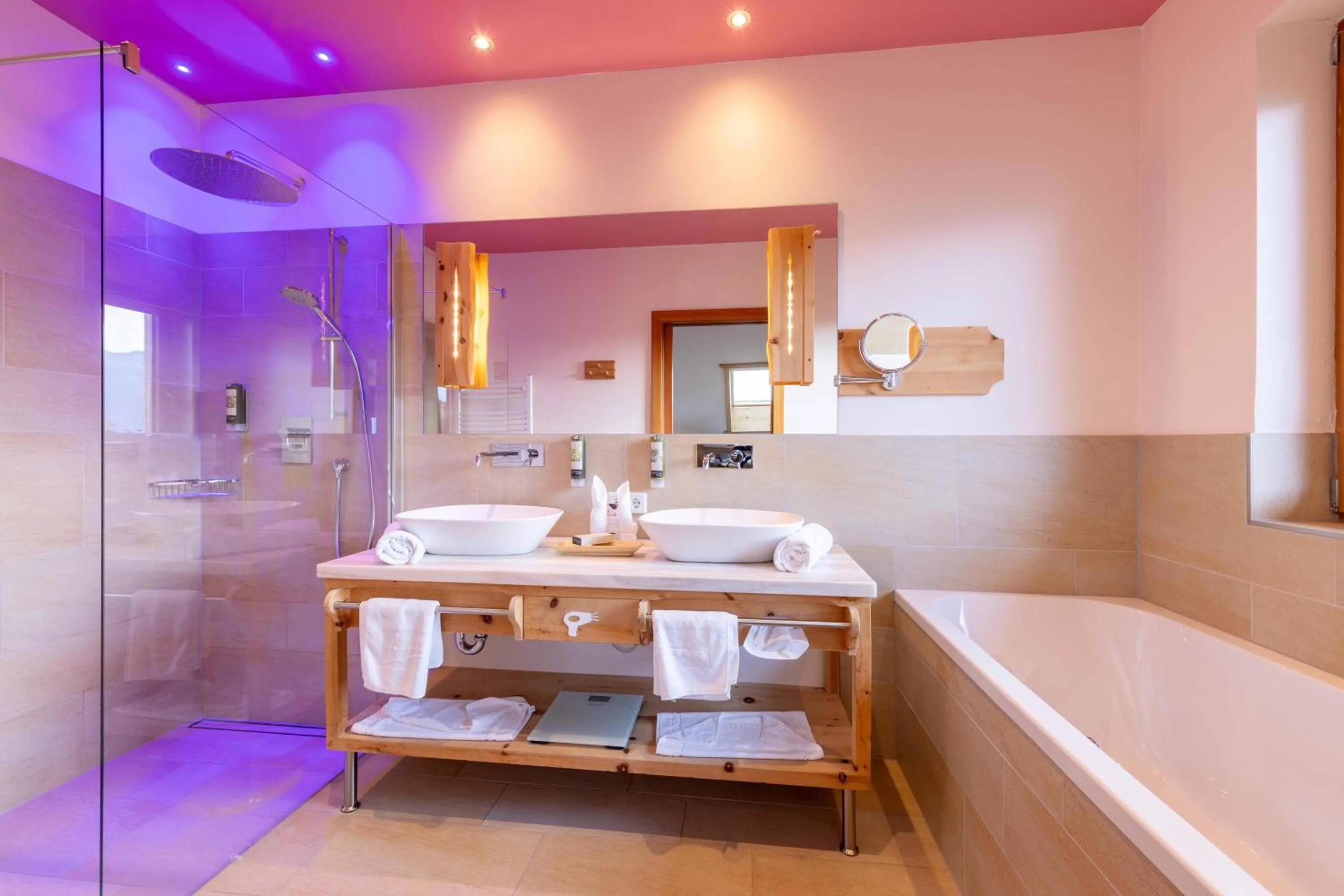 Bathroom in Natur- und Wellnesshotel Höflehner