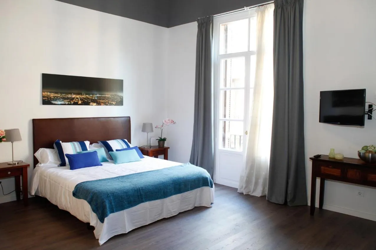 TV and multimedia, Bed in Colom Apartments