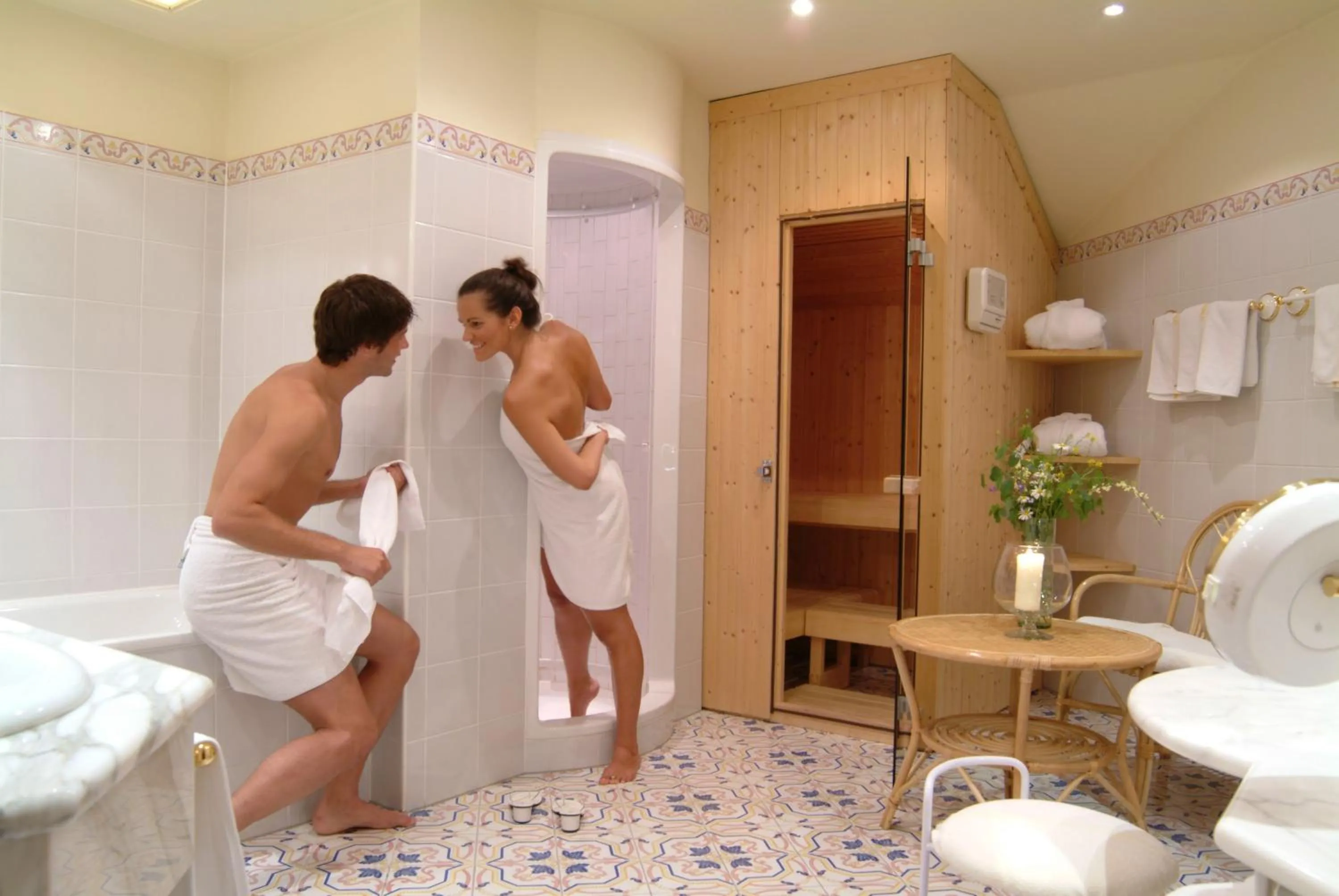 Bathroom in Hotel St. Oswald