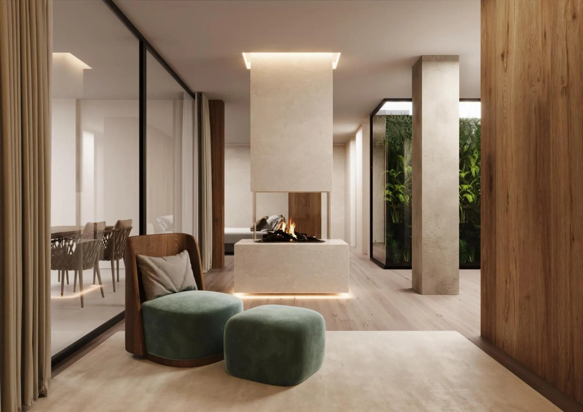 Bed in Hotel Terme Neroniane