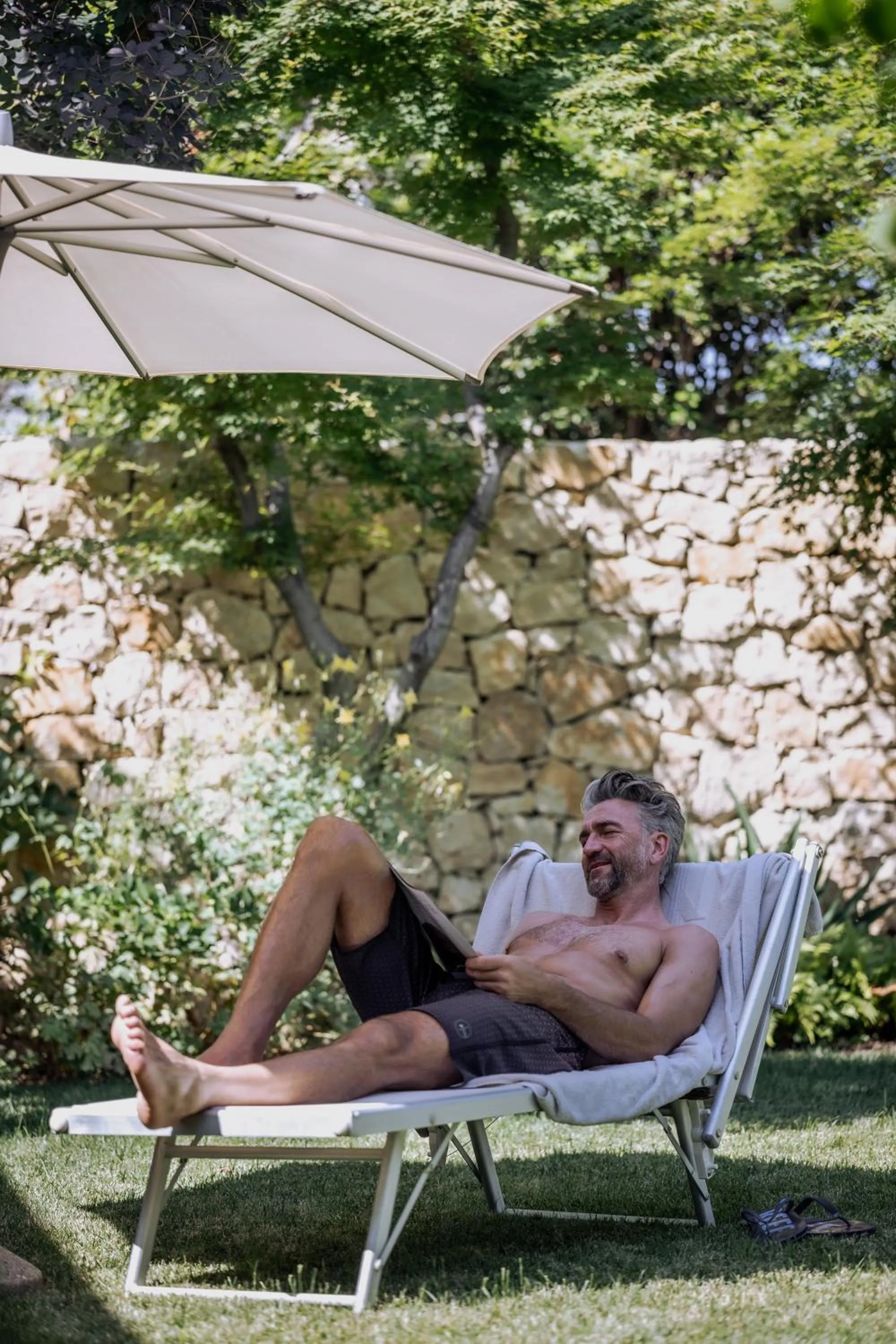 sunbed in Hotel Terme Neroniane