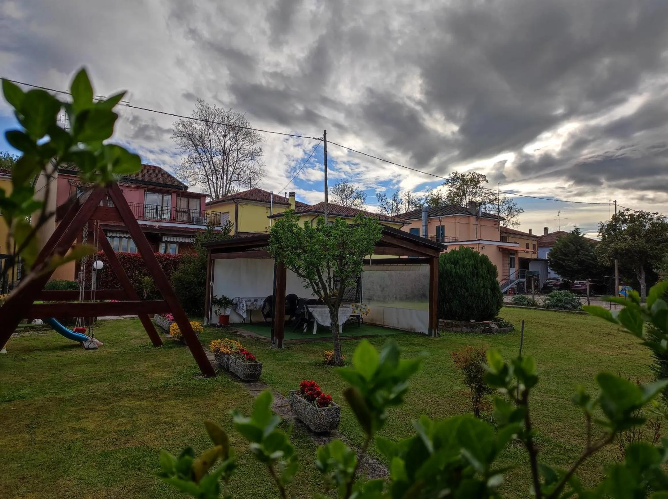 Garden view in I Due Orfici