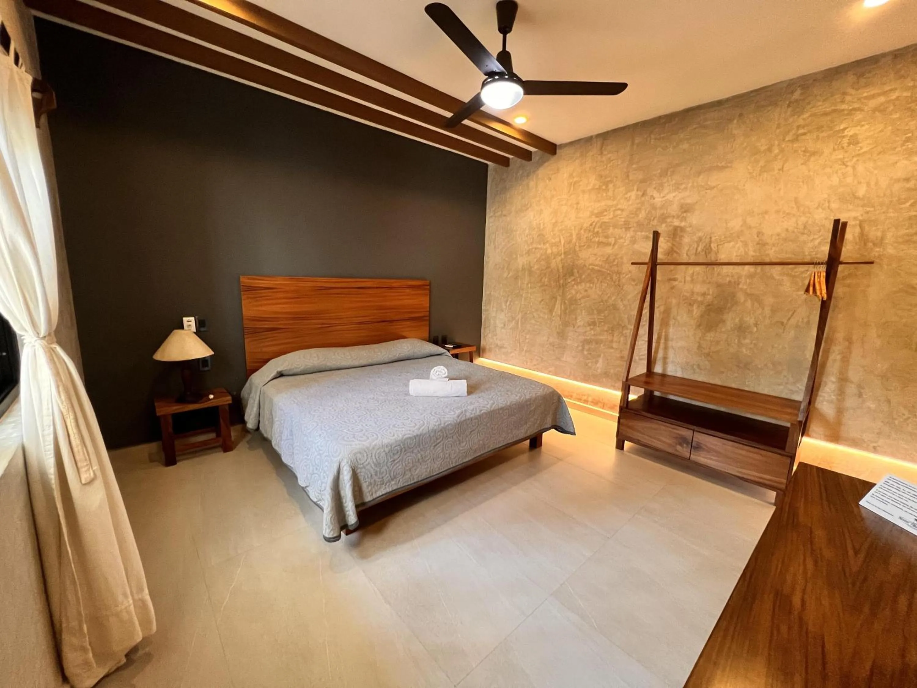 Bed in Hotel Palmeras