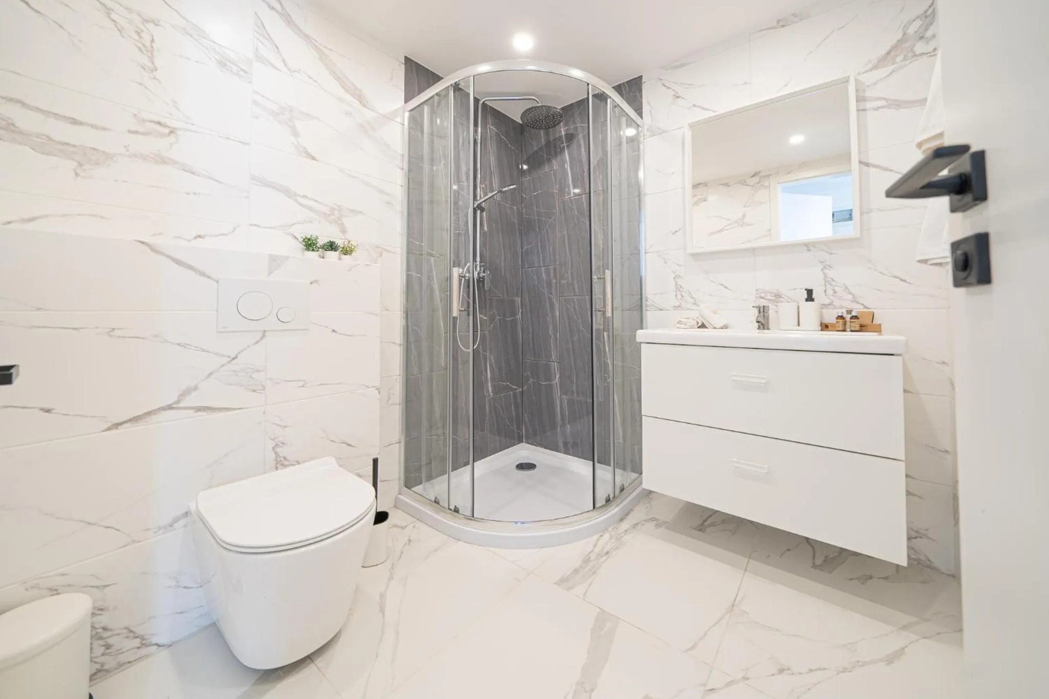 Shower in K33- Boutique Apartments, Best Location, by BQA