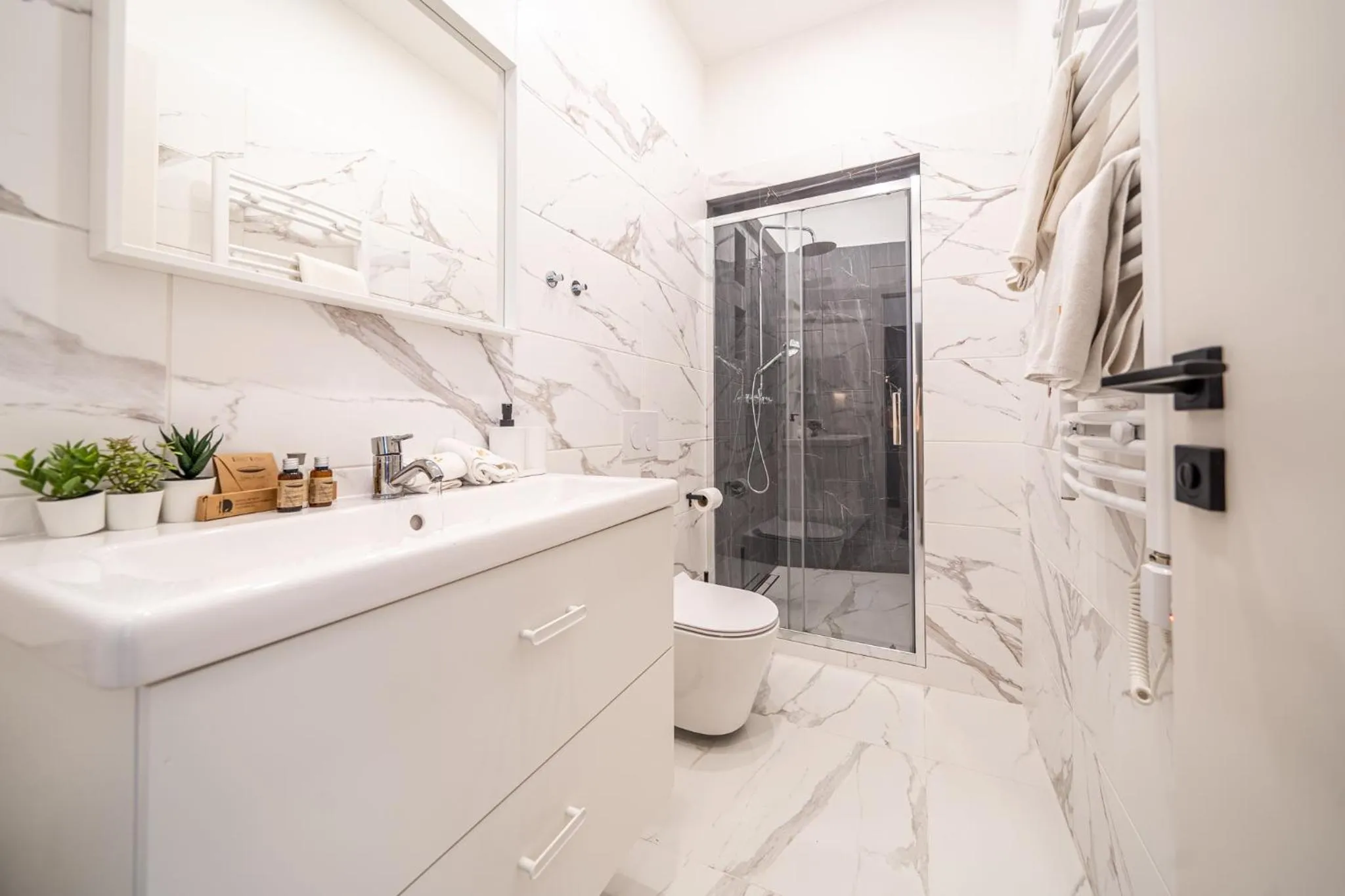 Shower in K33- Boutique Apartments, Best Location, by BQA