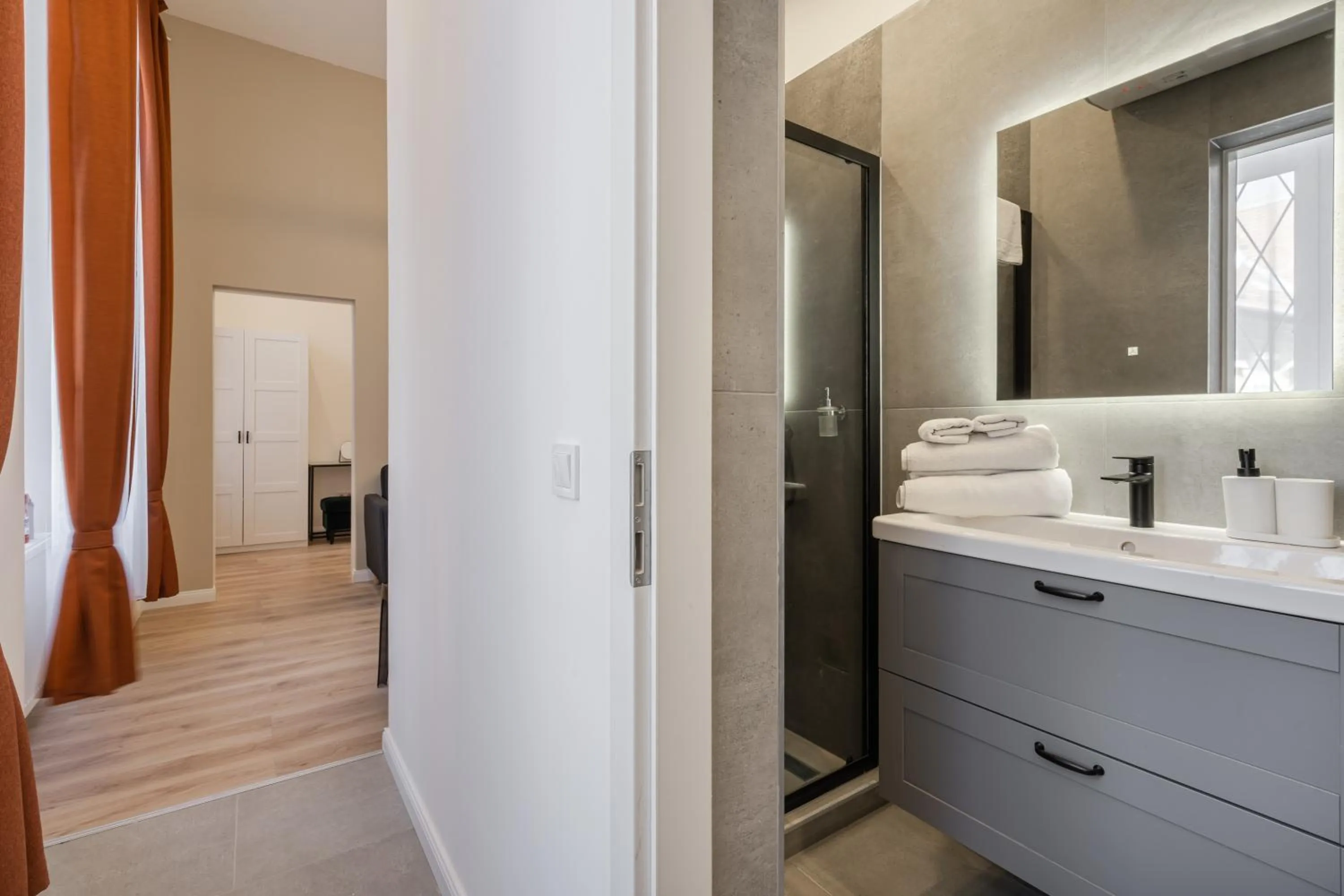 Bathroom in K33- Boutique Apartments, Best Location, by BQA