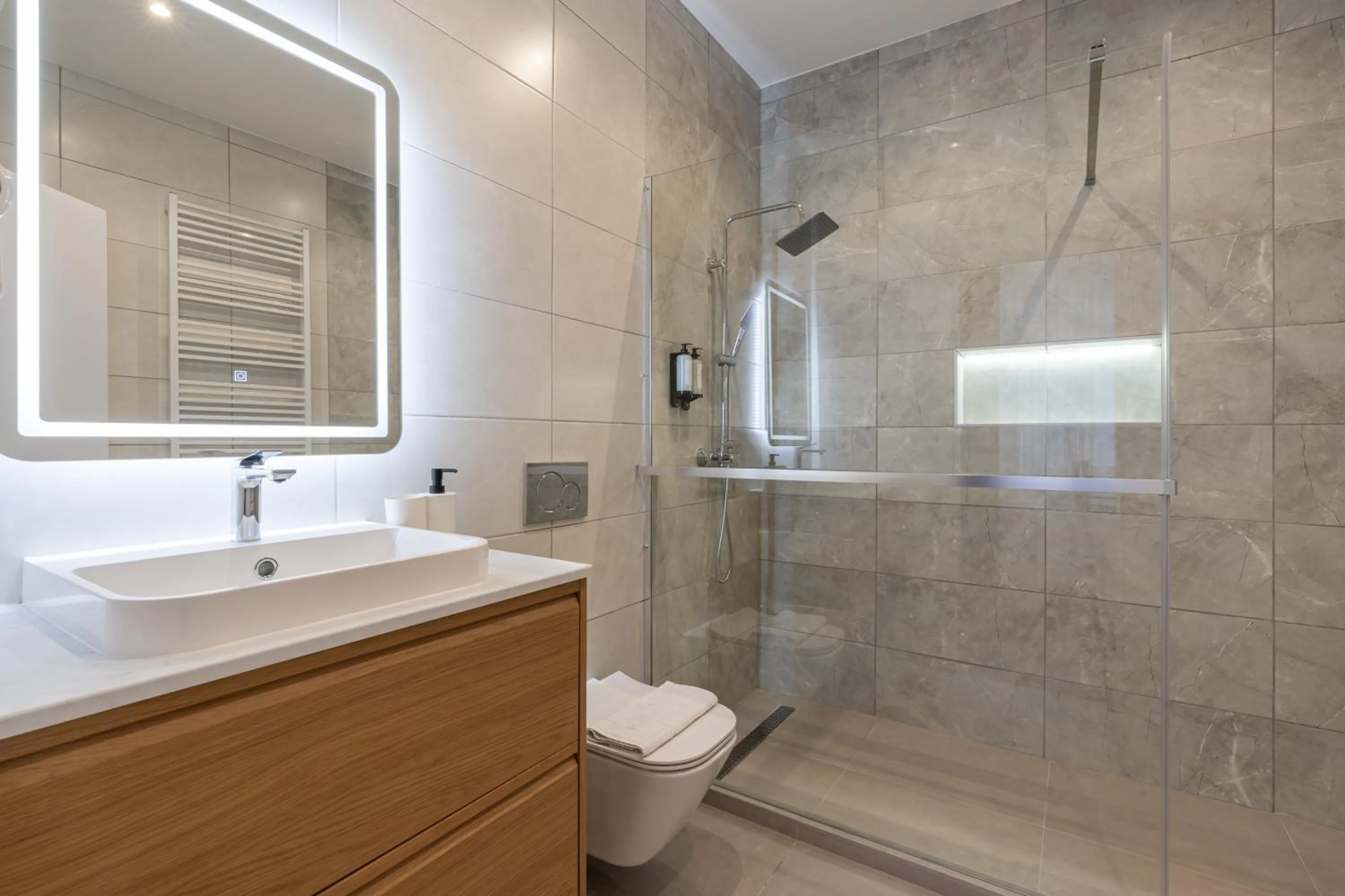 Shower in K33- Boutique Apartments, Best Location, by BQA