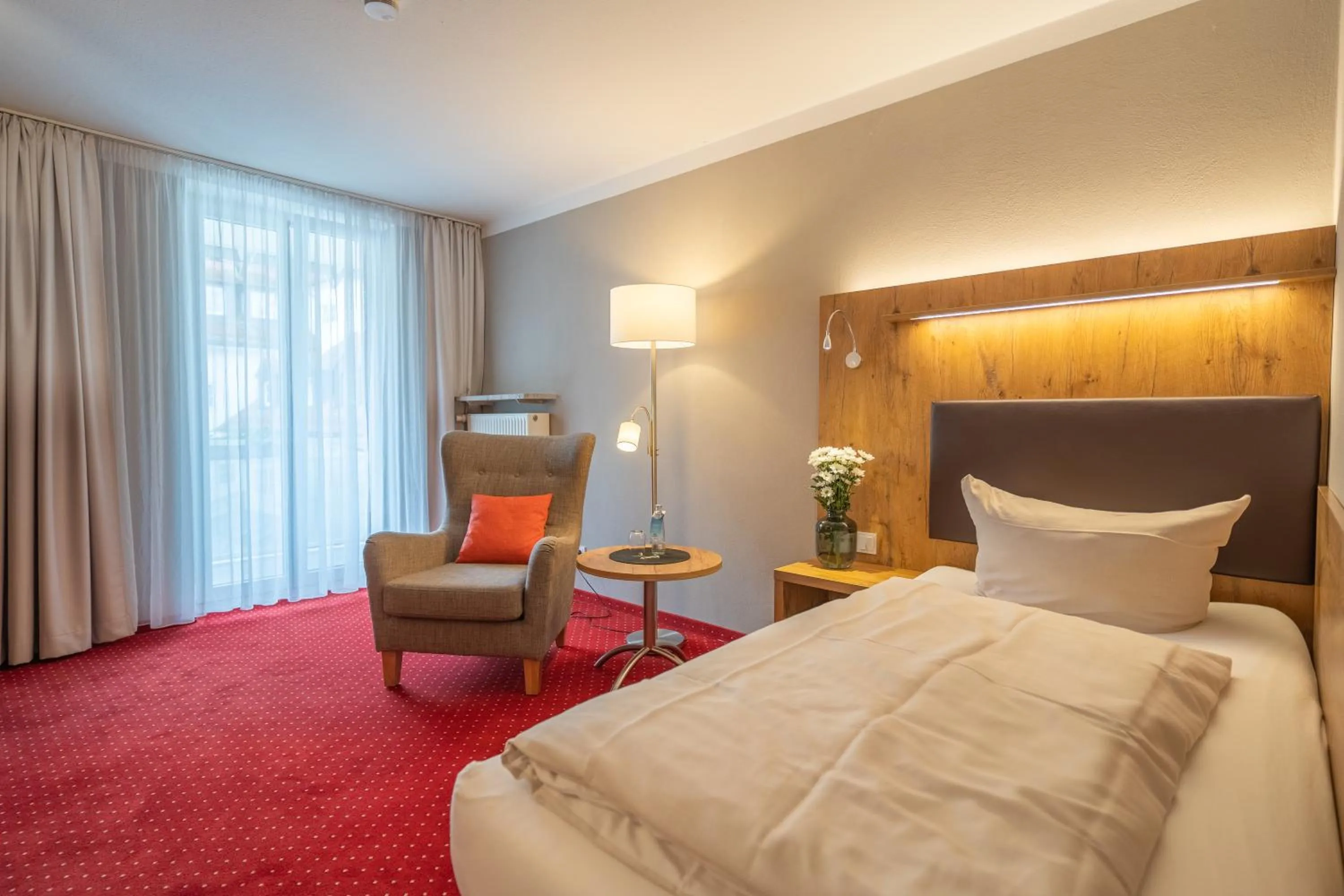 Bedroom, Bed in Hotel Vollmann