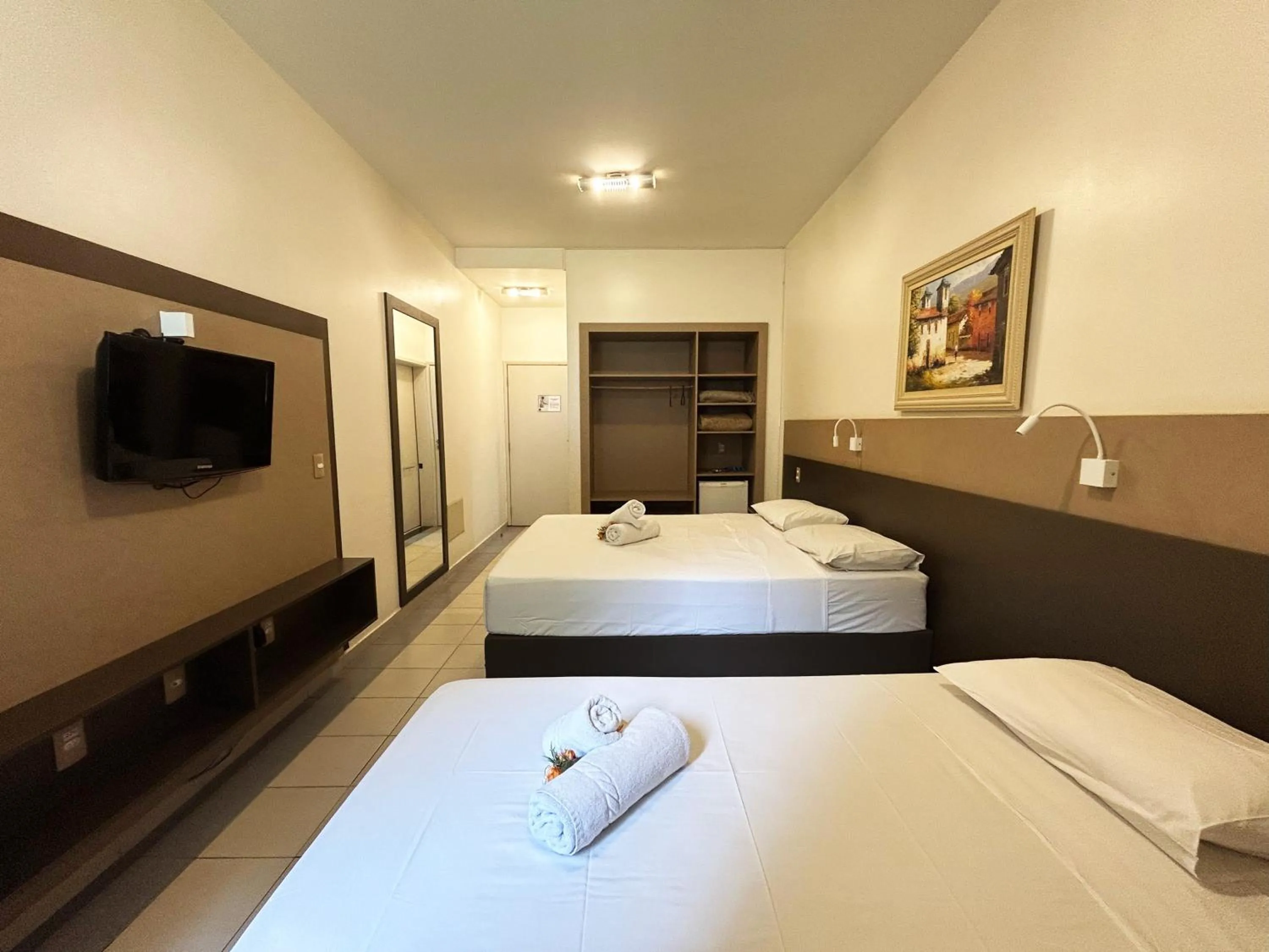 Bed in Athus Brasilia Hotel by Bsb Inn