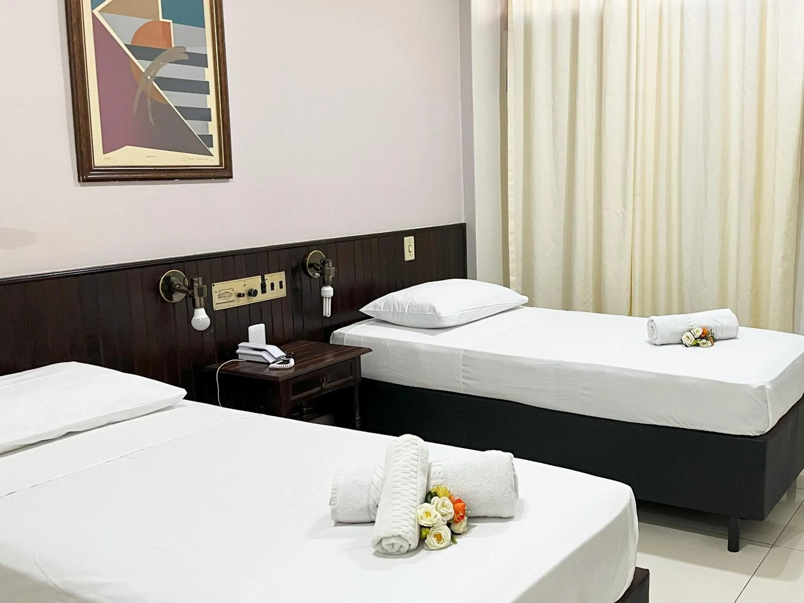 Bed in Athus Brasilia Hotel by Bsb Inn