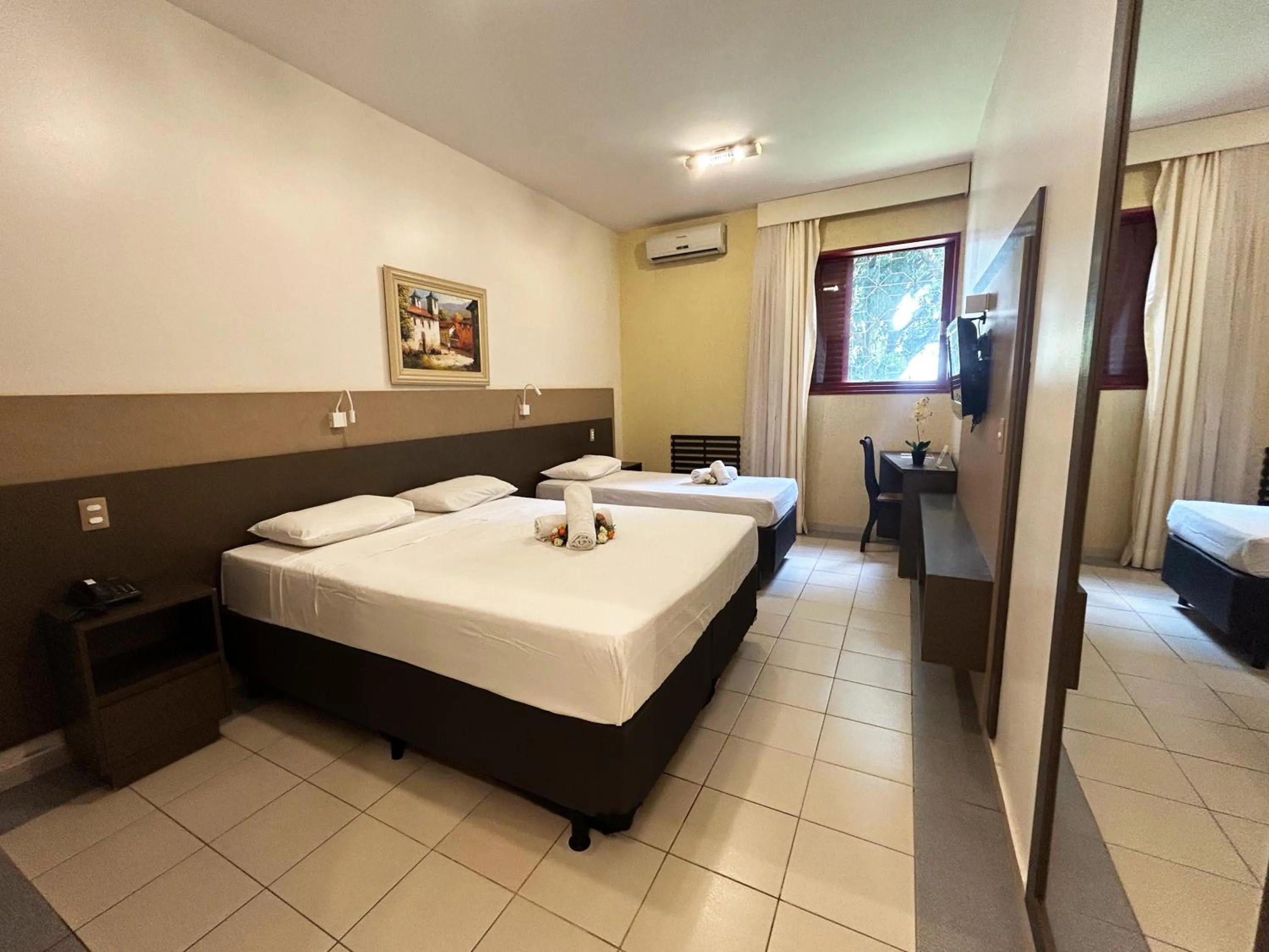 Bed in Athus Brasilia Hotel by Bsb Inn