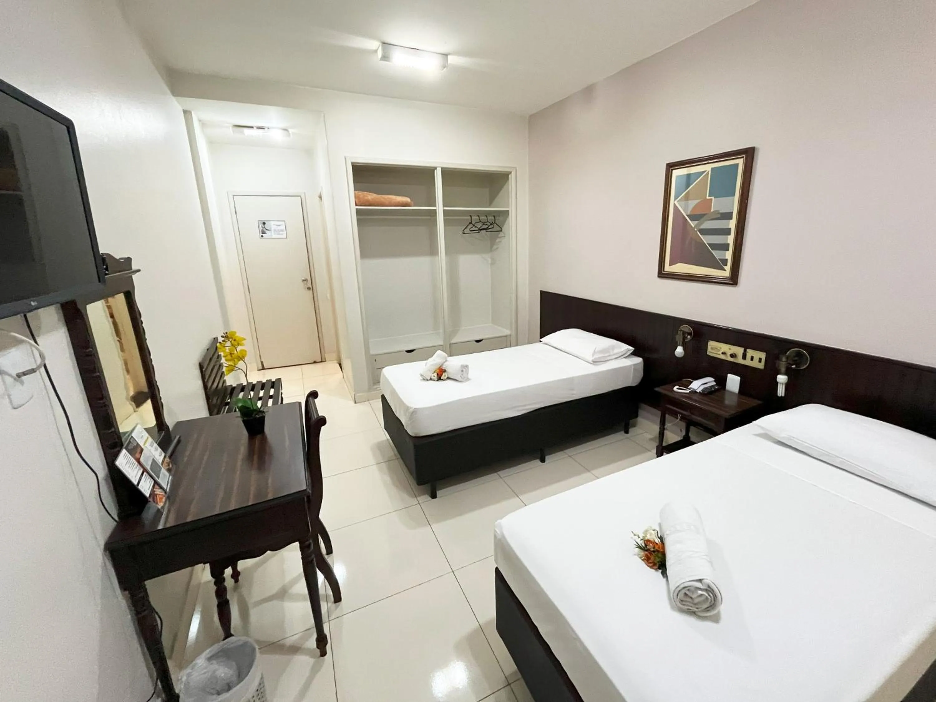 Bed in Athus Brasilia Hotel by Bsb Inn