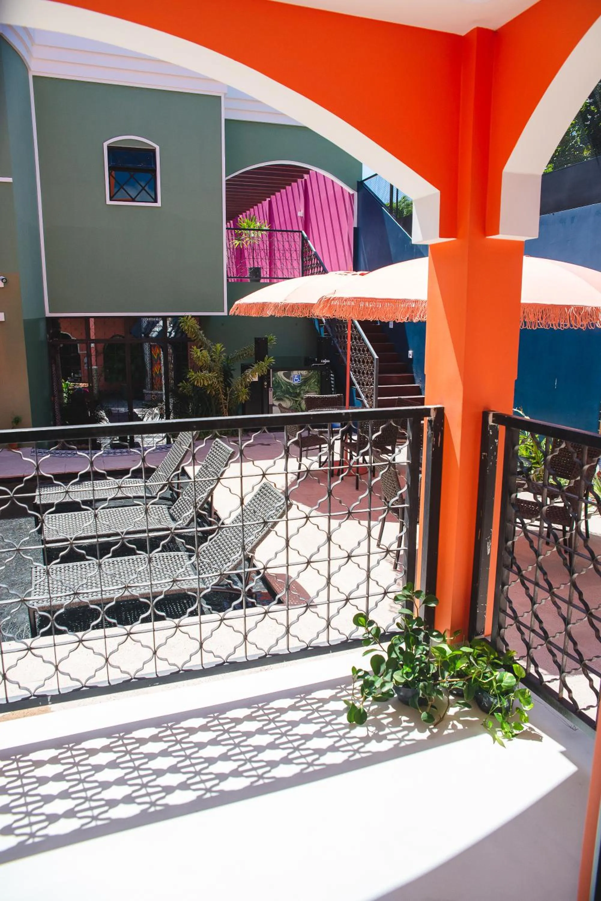 Patio in Exótica Boutique Hotel