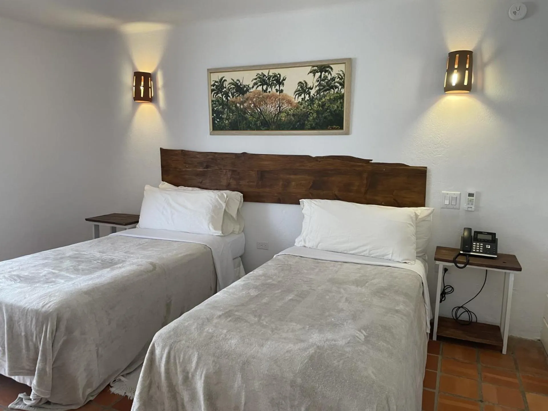 Property building, Bed in OceanBlue Resort