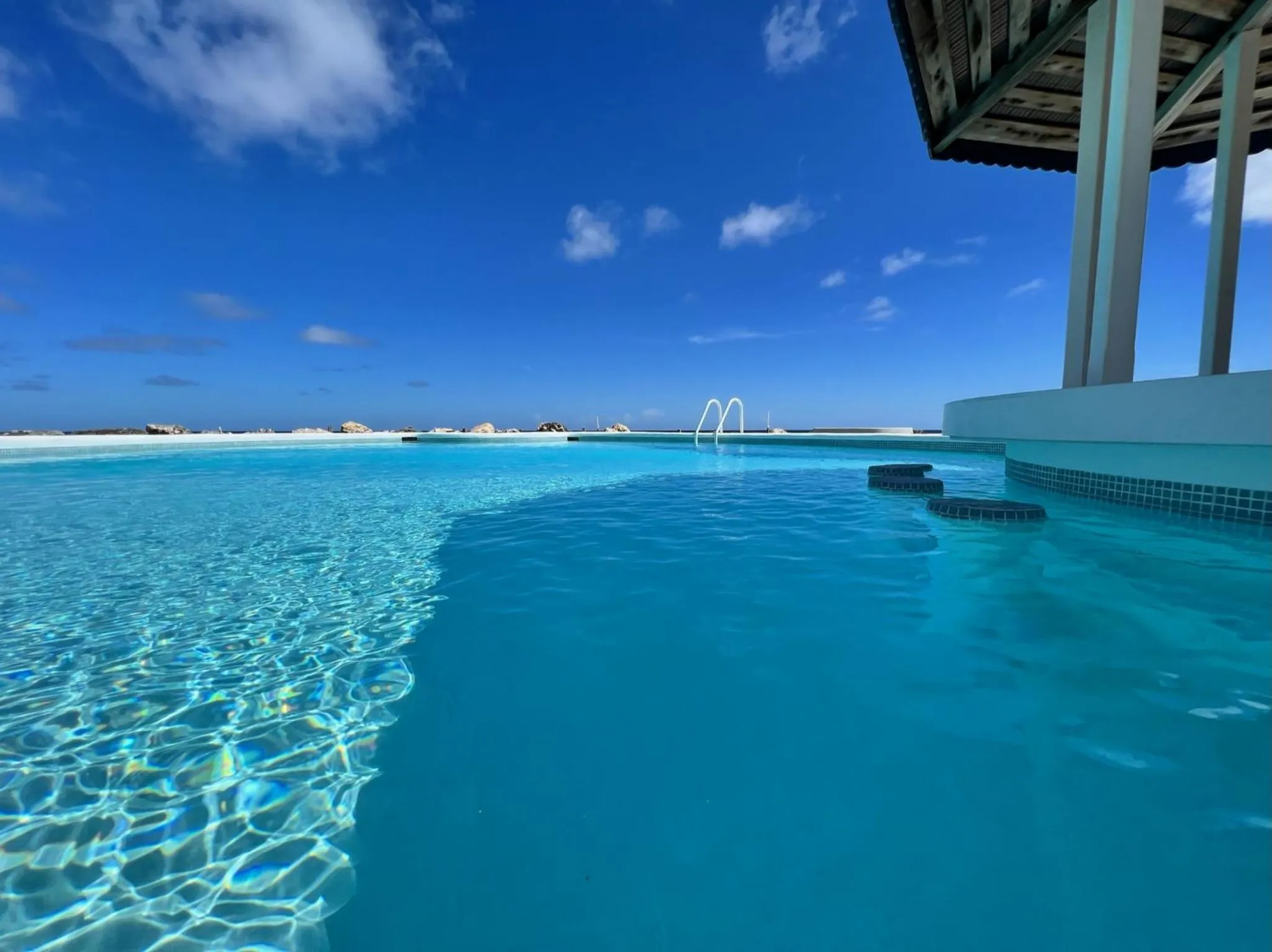Swimming pool in OceanBlue Resort