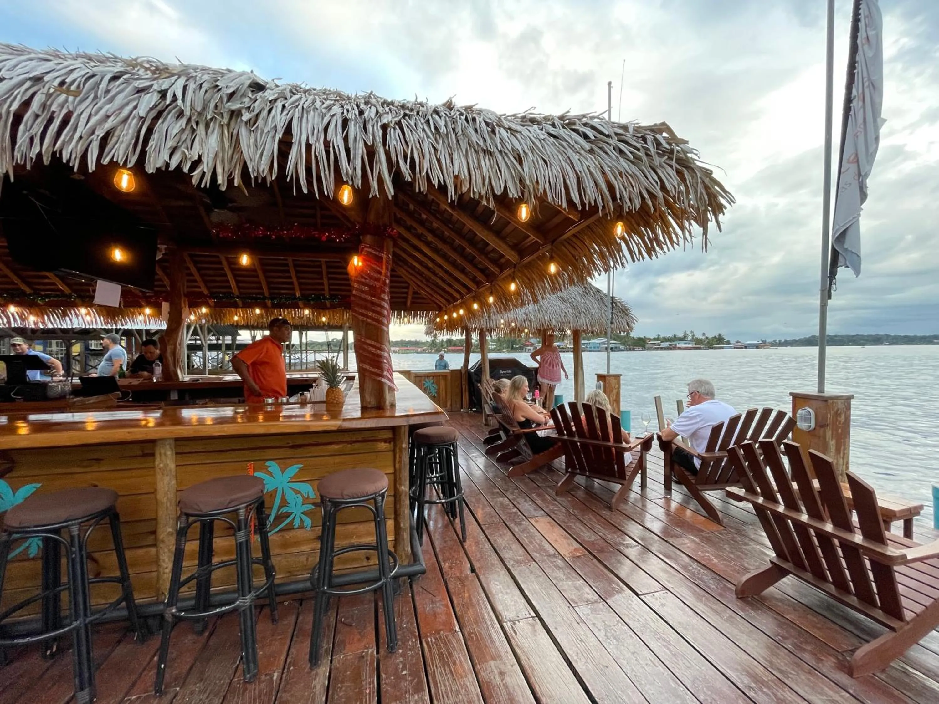 Lounge or bar in Hotel Bocas Town