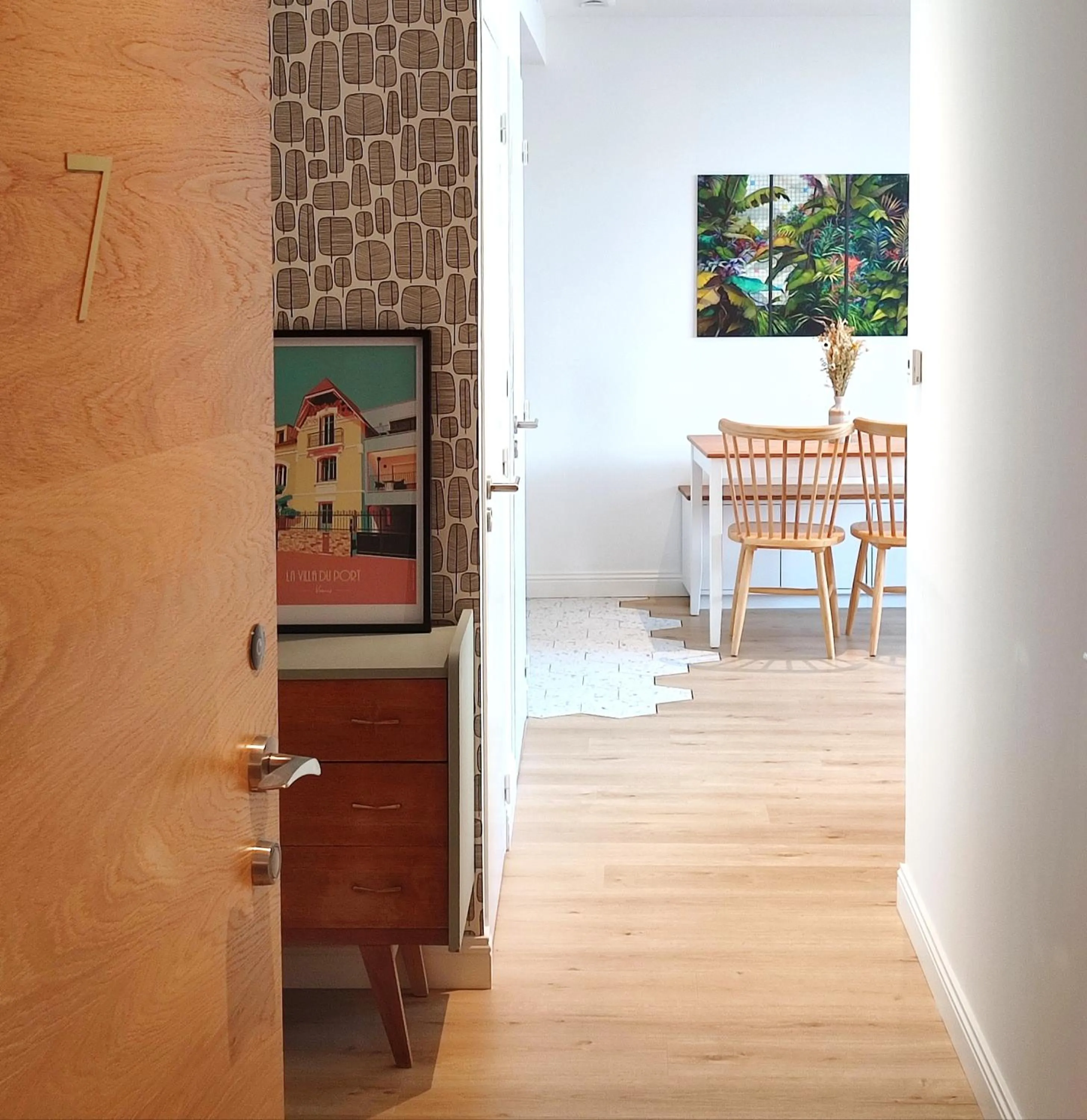 Living room in Appart hôtel & Spa La Villa du Port